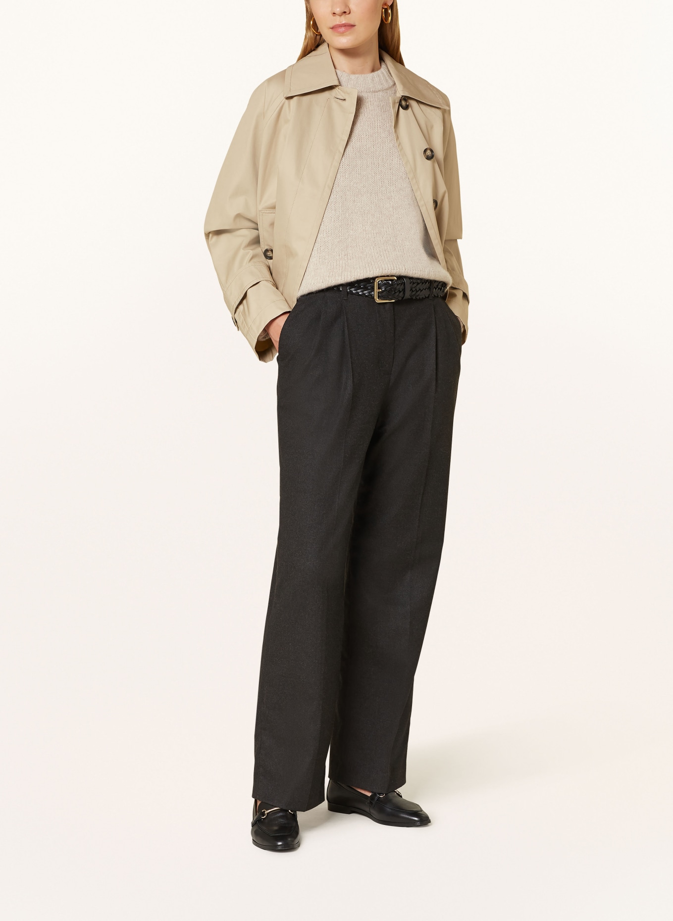 TOMMY HILFIGER Hose: DUNKELGRAU