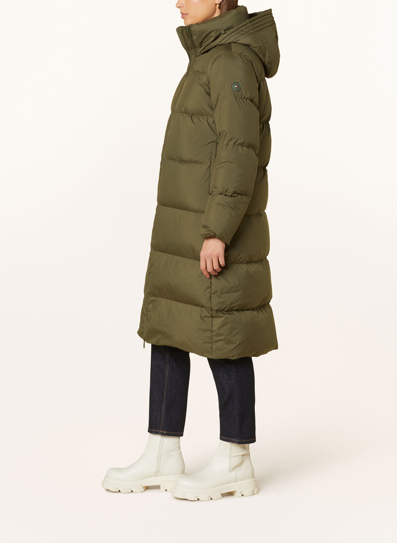 TOMMY HILFIGER Daunenmantel: KHAKI