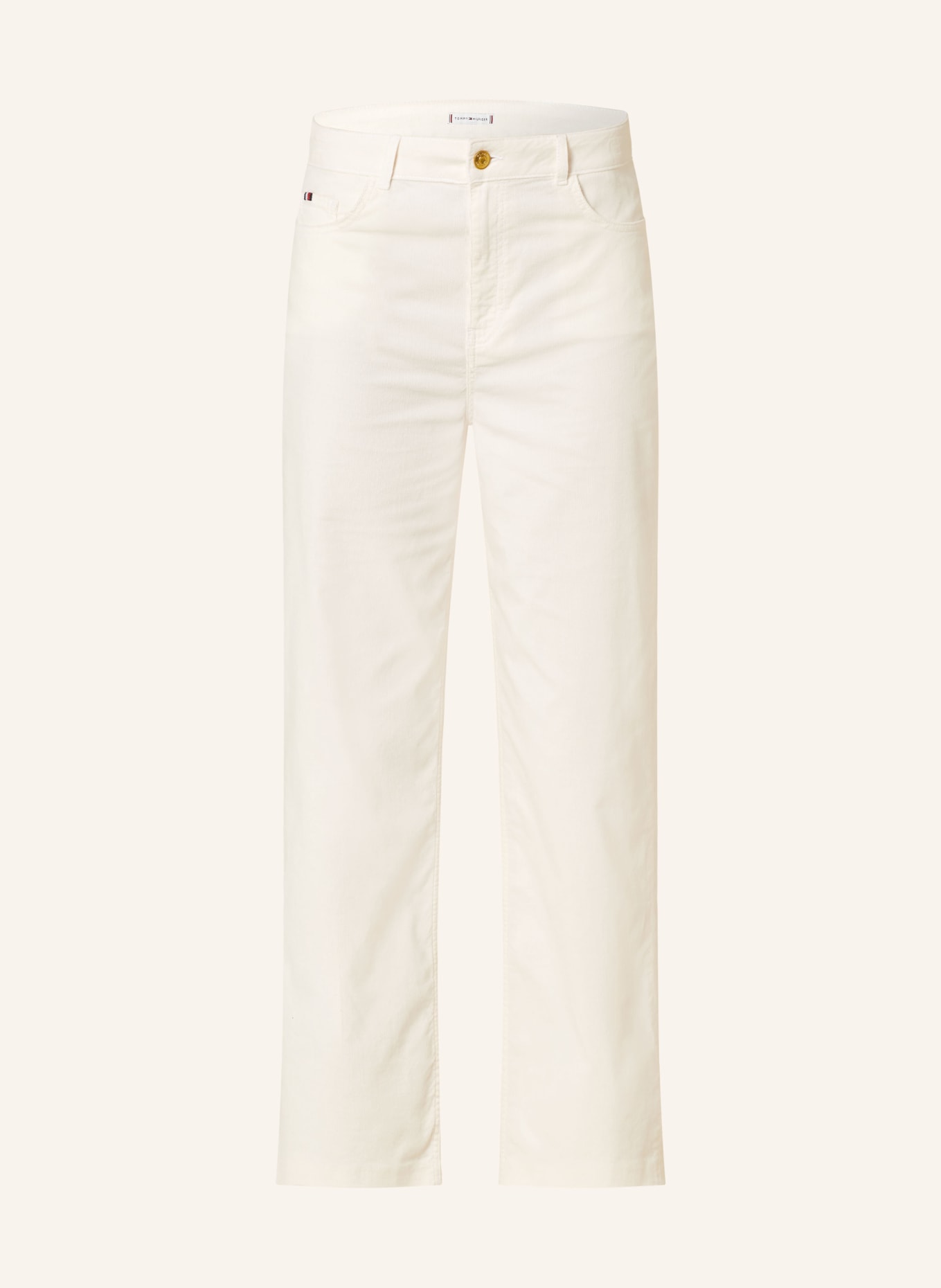 TOMMY HILFIGER Cordhose, Farbe: WEISS (Bild 1)