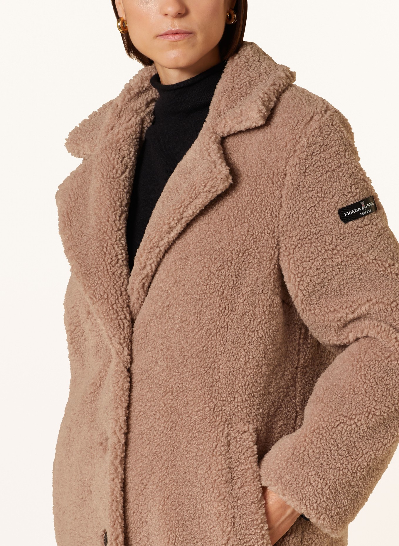 Fake Fur Coat Mantel Von Frieda Und Freddies Teddy Mantel Rotbraun