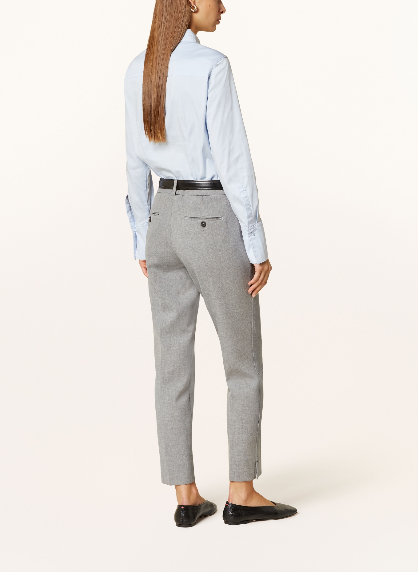 oui Shirt blouse, Color: LIGHT BLUE (Image 3)