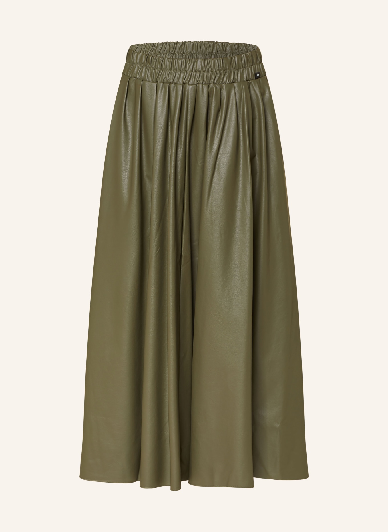 10DAYS Skirt in leather look, Color: KHAKI (Image 1)