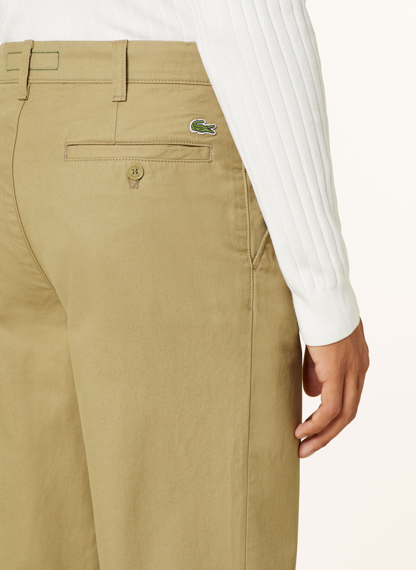 LACOSTE Chino Straight Fit, Farbe: HELLBRAUN (Bild 5)