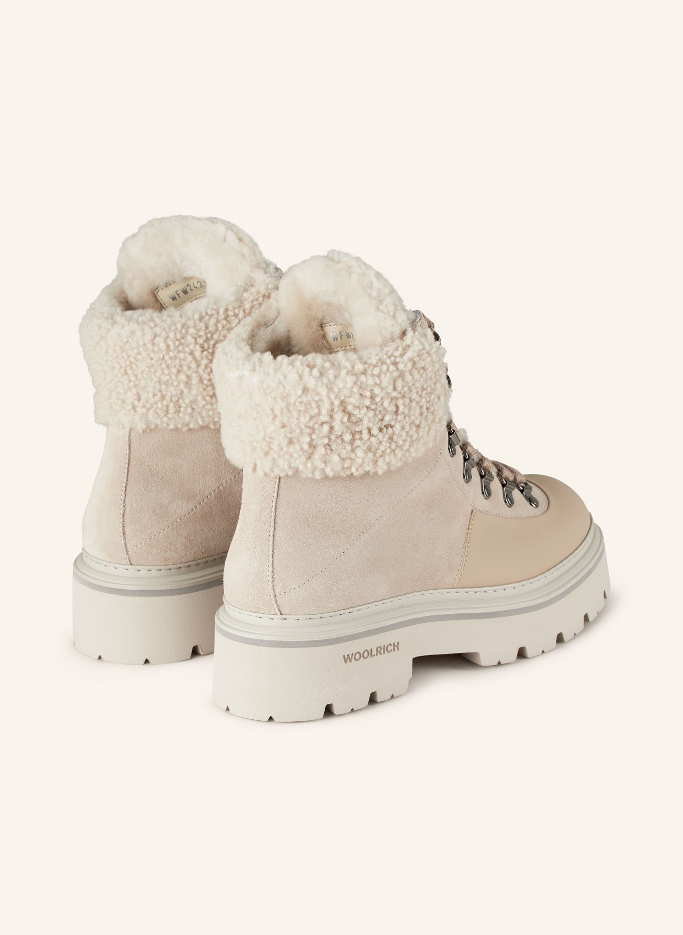 WOOLRICH Schnürboots: BEIGE