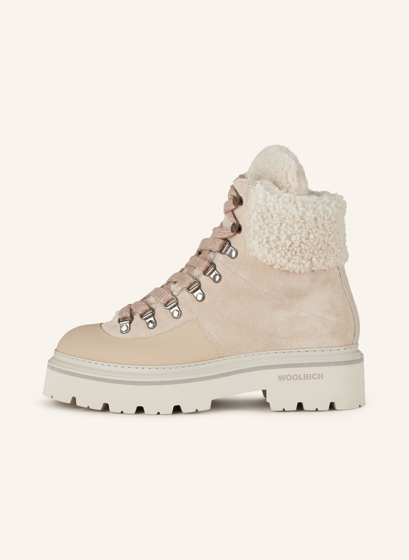 WOOLRICH Schnürboots: BEIGE