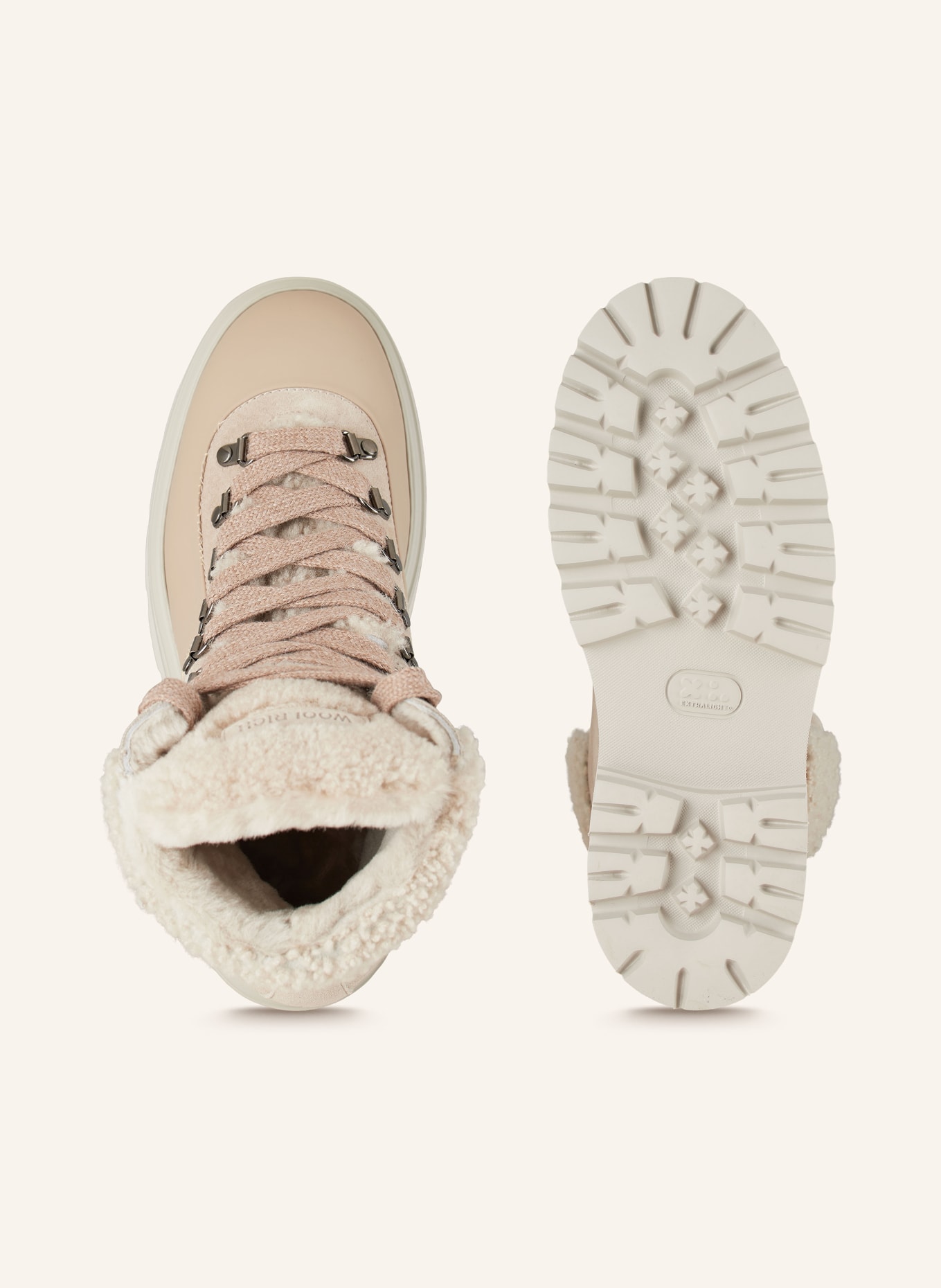 WOOLRICH Schnürboots: BEIGE