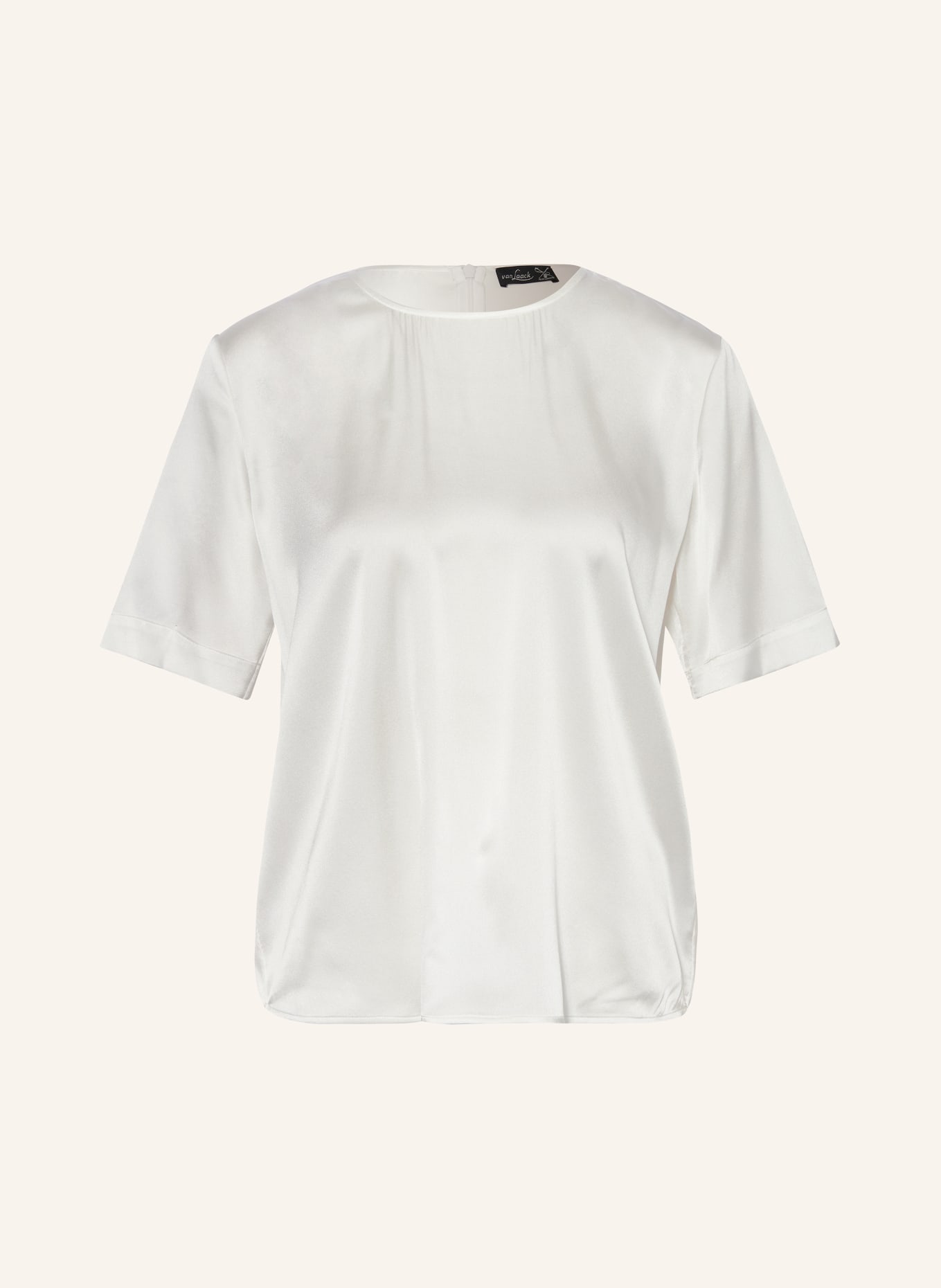 van Laack Shirt blouse TANIMA in silk, Color: WHITE (Image 1)