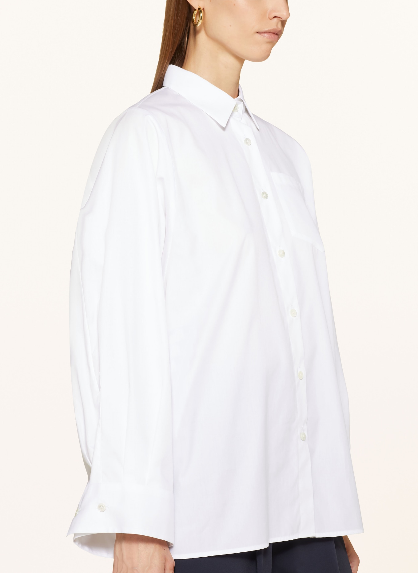 van Laack Shirt blouse DORES, Color: WHITE (Image 4)