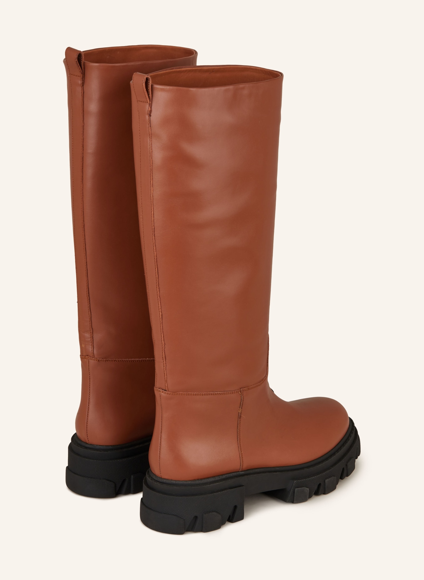 GIA BORGHINI Platform boots PERNI 07: BROWN