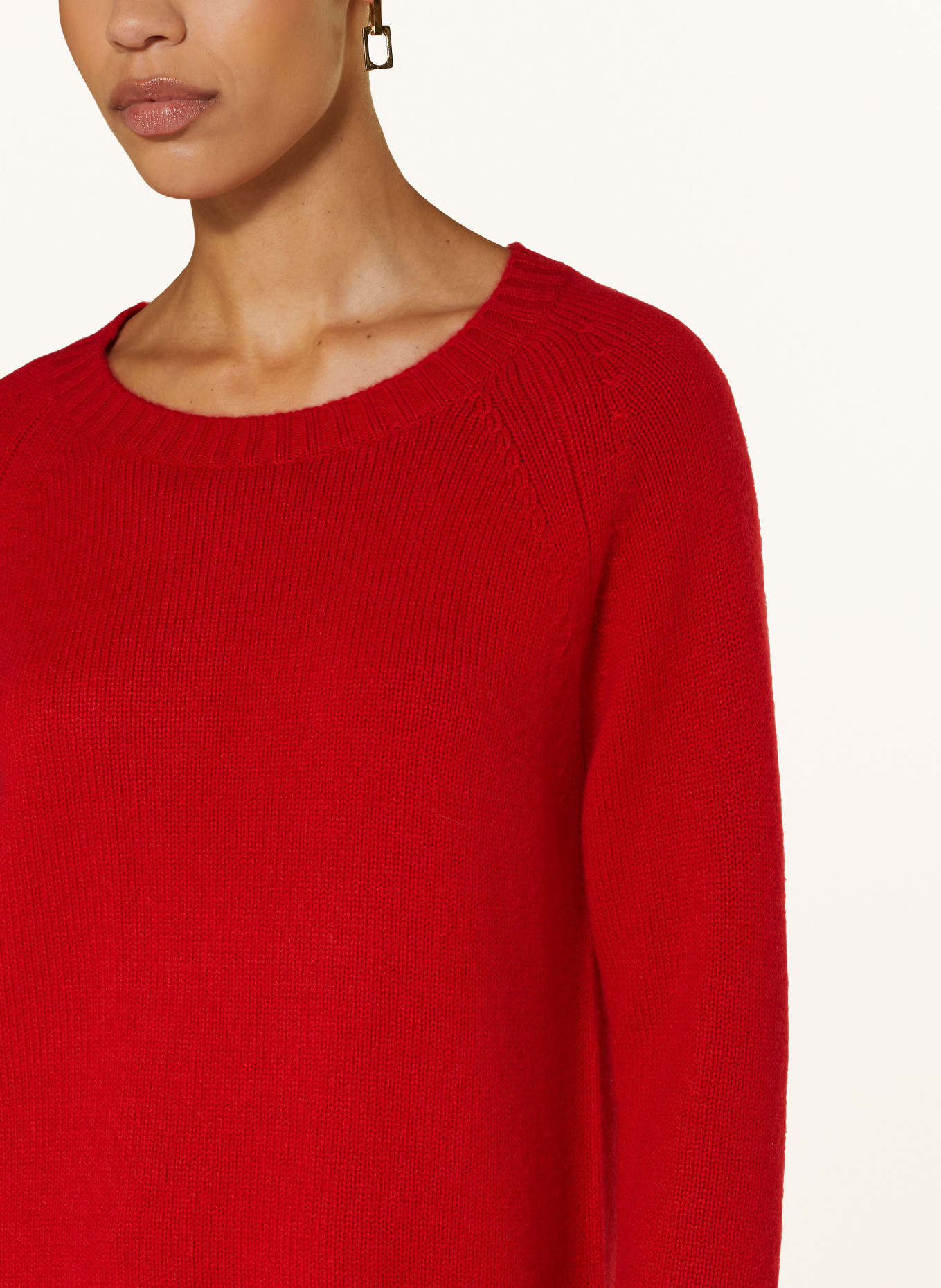 (THE MERCER) N.Y. Cashmere sweater, Color: RED (Image 4)