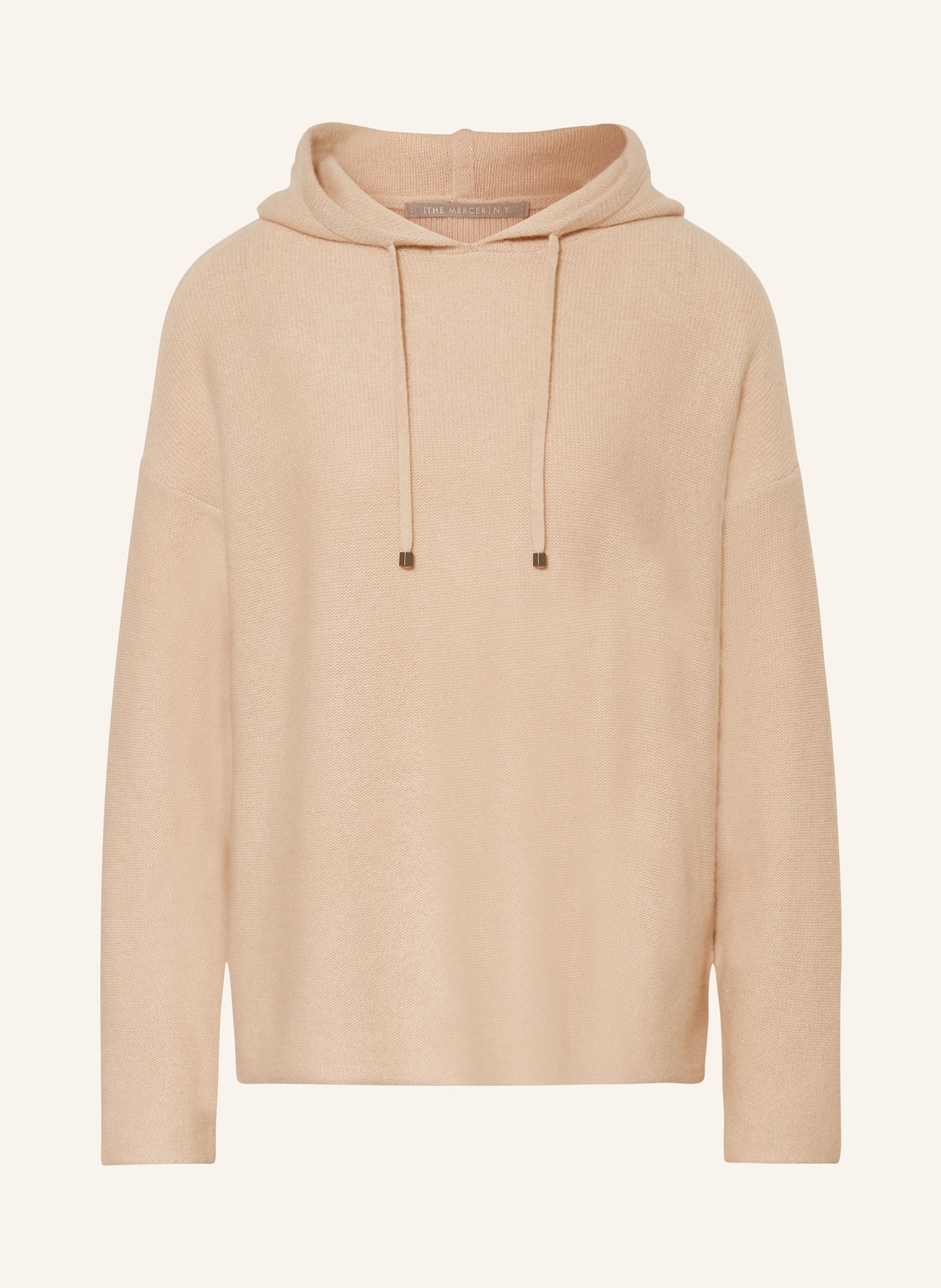 THE MERCER N.Y. Knit hoodie in cashmere