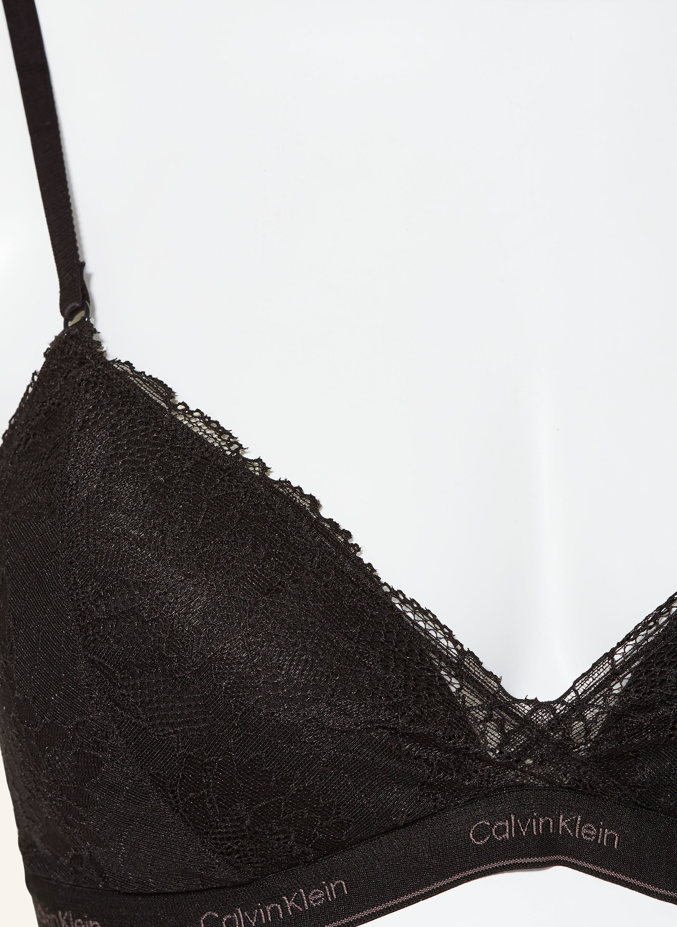 Calvin Klein Triangle bra MODERN LACE, Color: BLACK (Image 4)