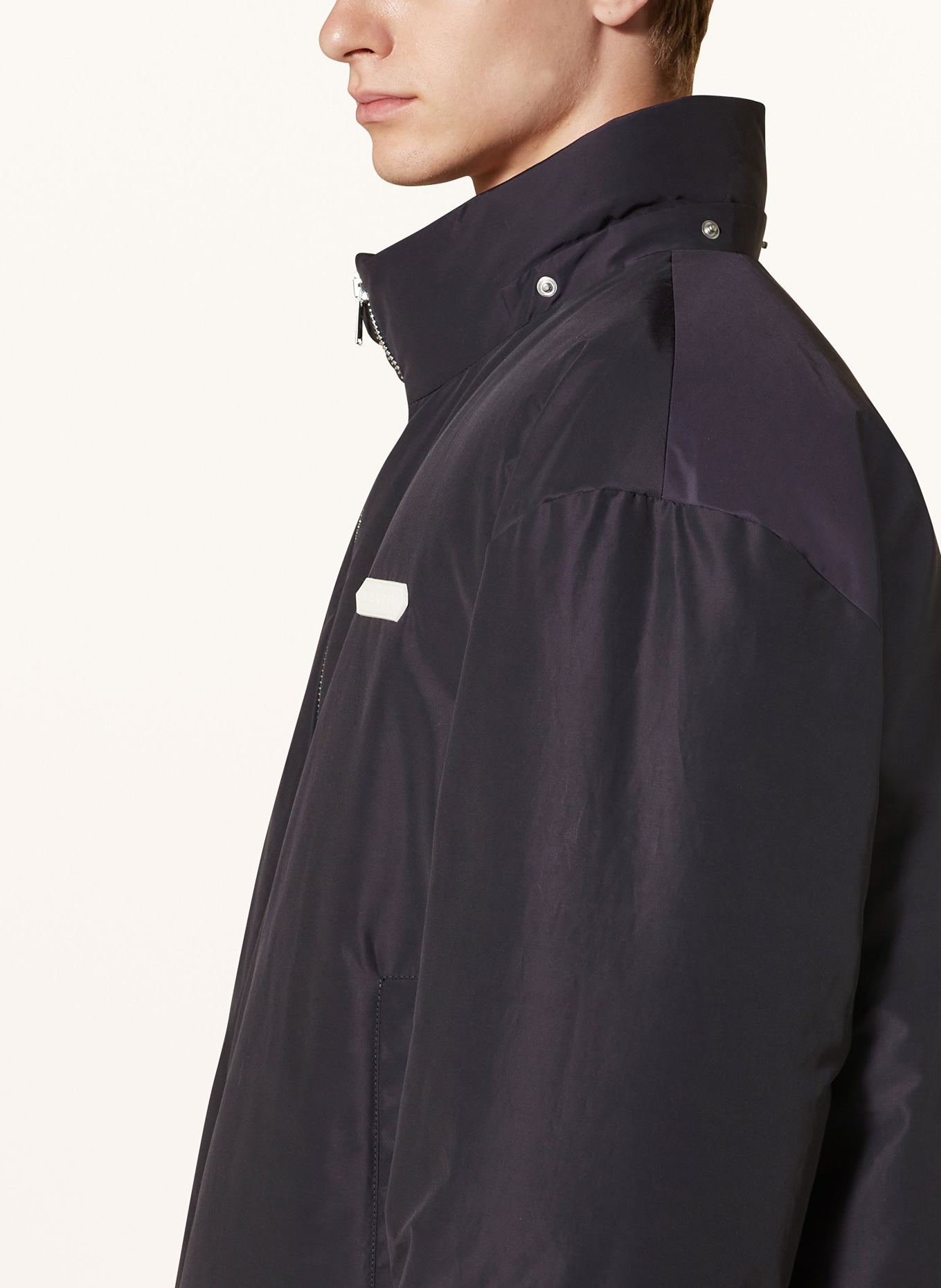 LANVIN Down jacket: DARK BLUE