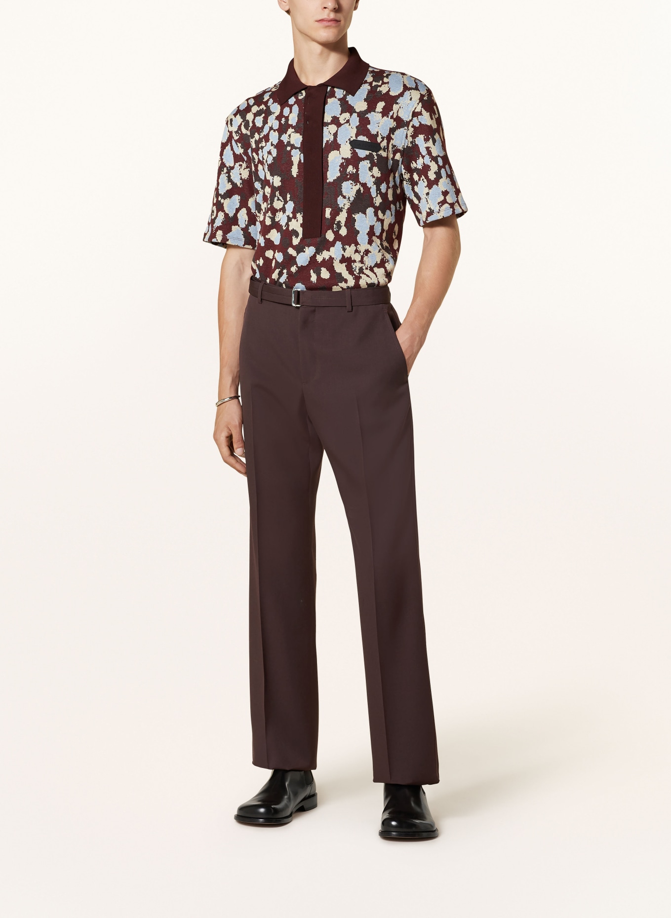 LANVIN Suit trousers in 39 burgundy