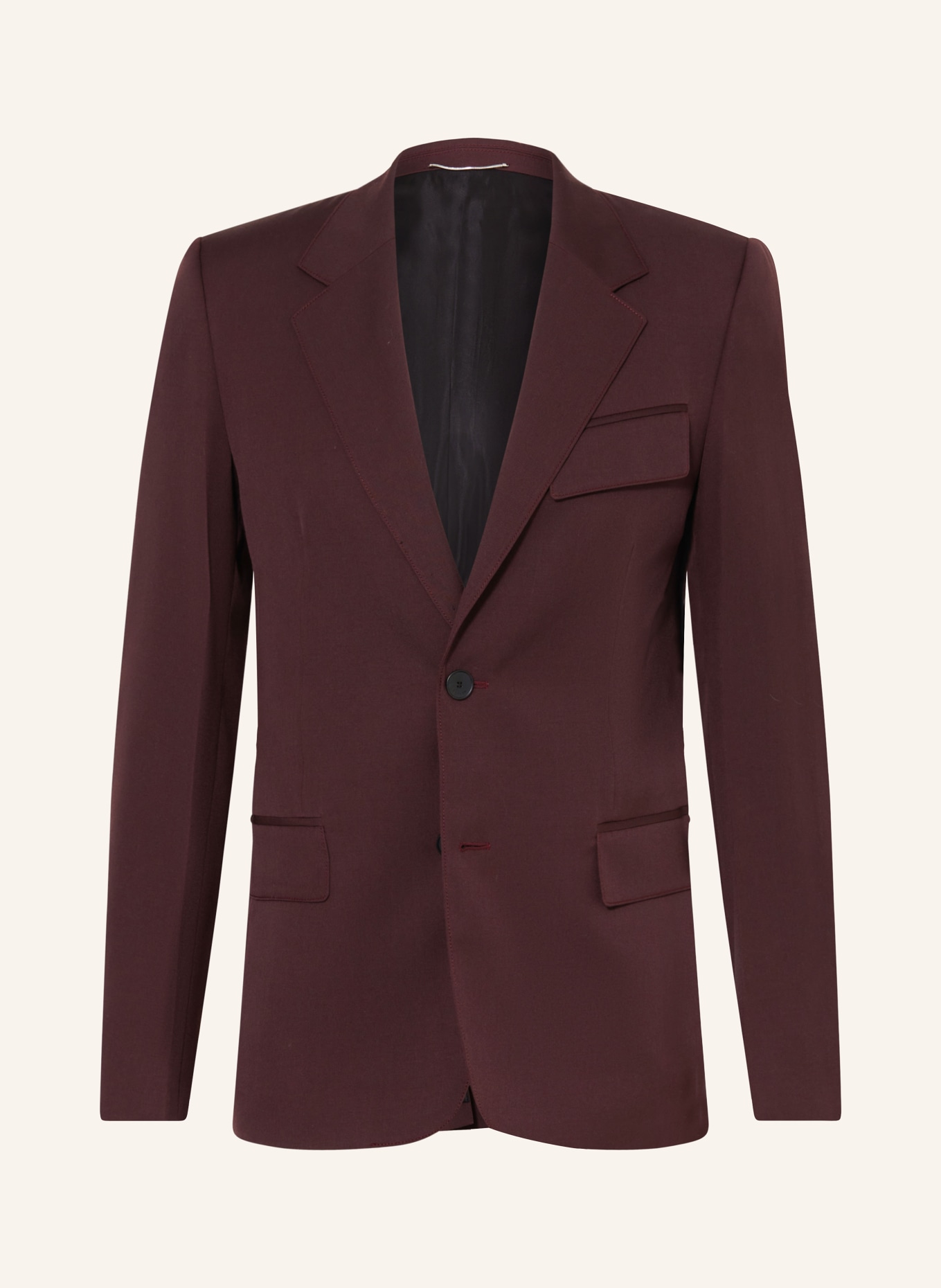 Dark red suit jacket outlet