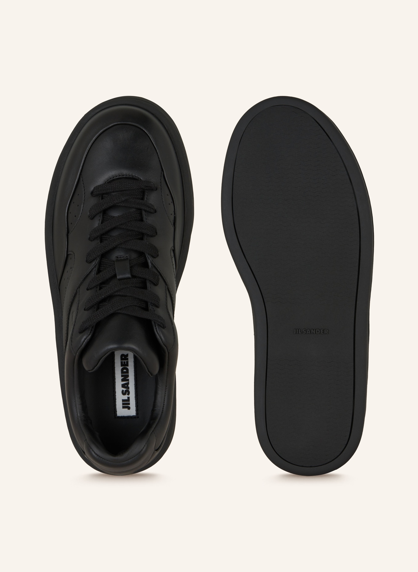 JIL SANDER Sneaker: SCHWARZ