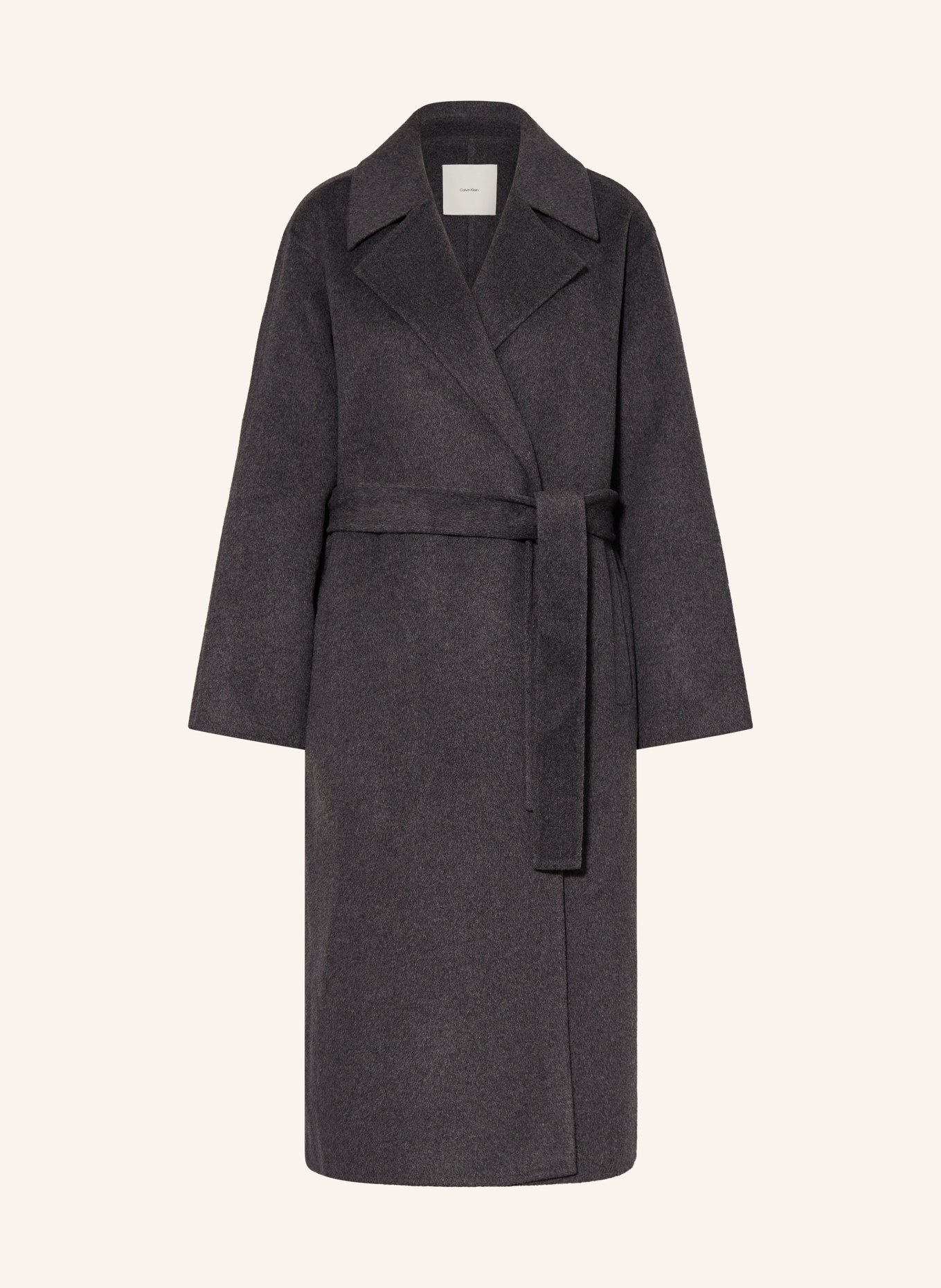 Calvin Klein Oversized-Mantel in dunkelgrau