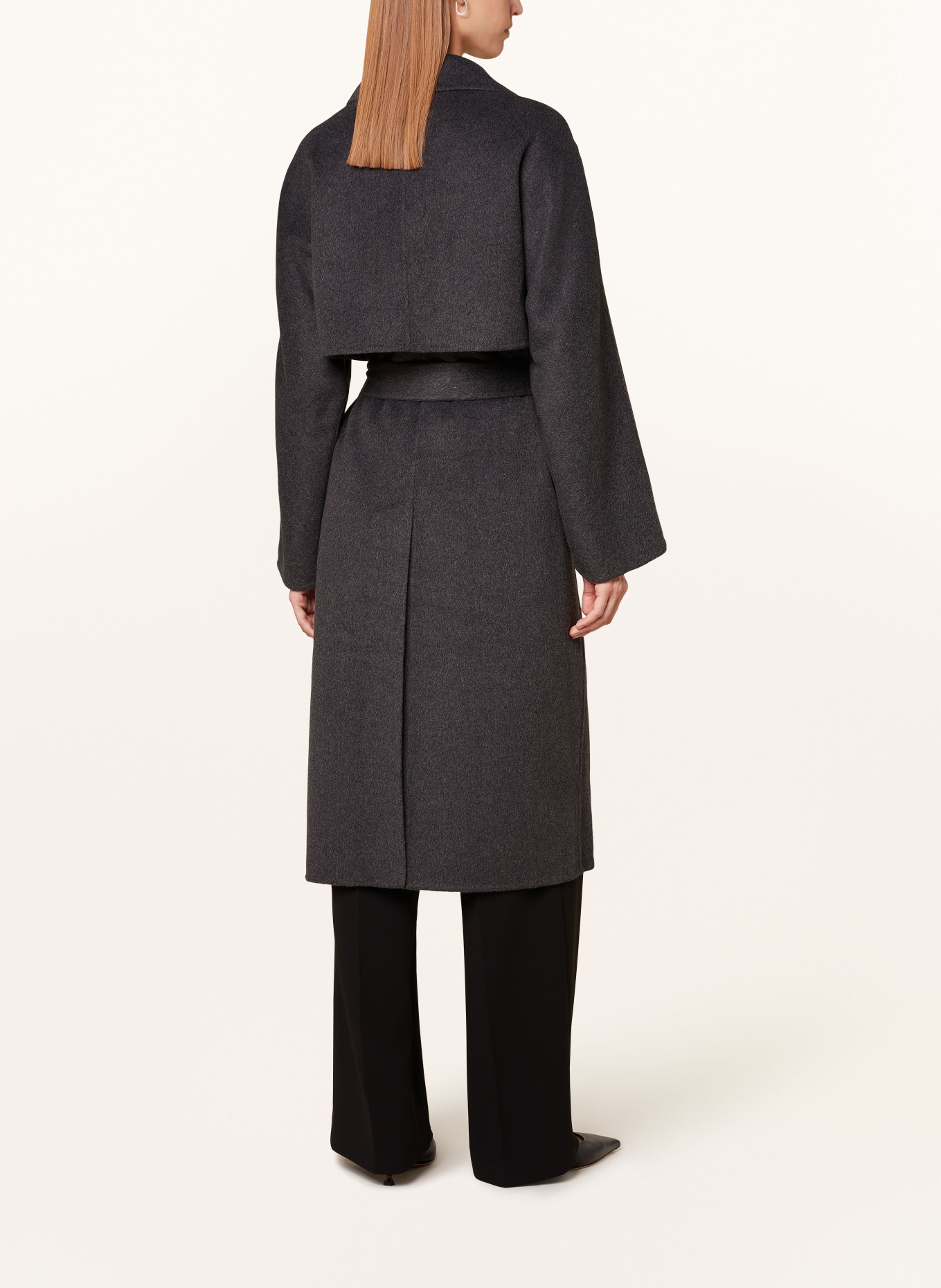 Calvin Klein Oversized-Mantel in dunkelgrau
