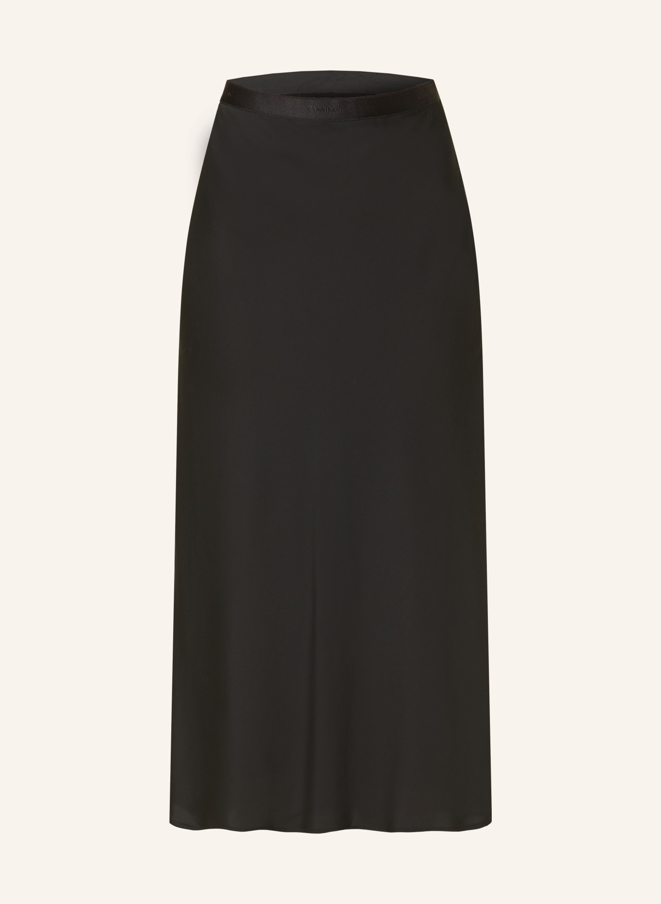 Calvin Klein Satin skirt, Color: BLACK (Image 1)