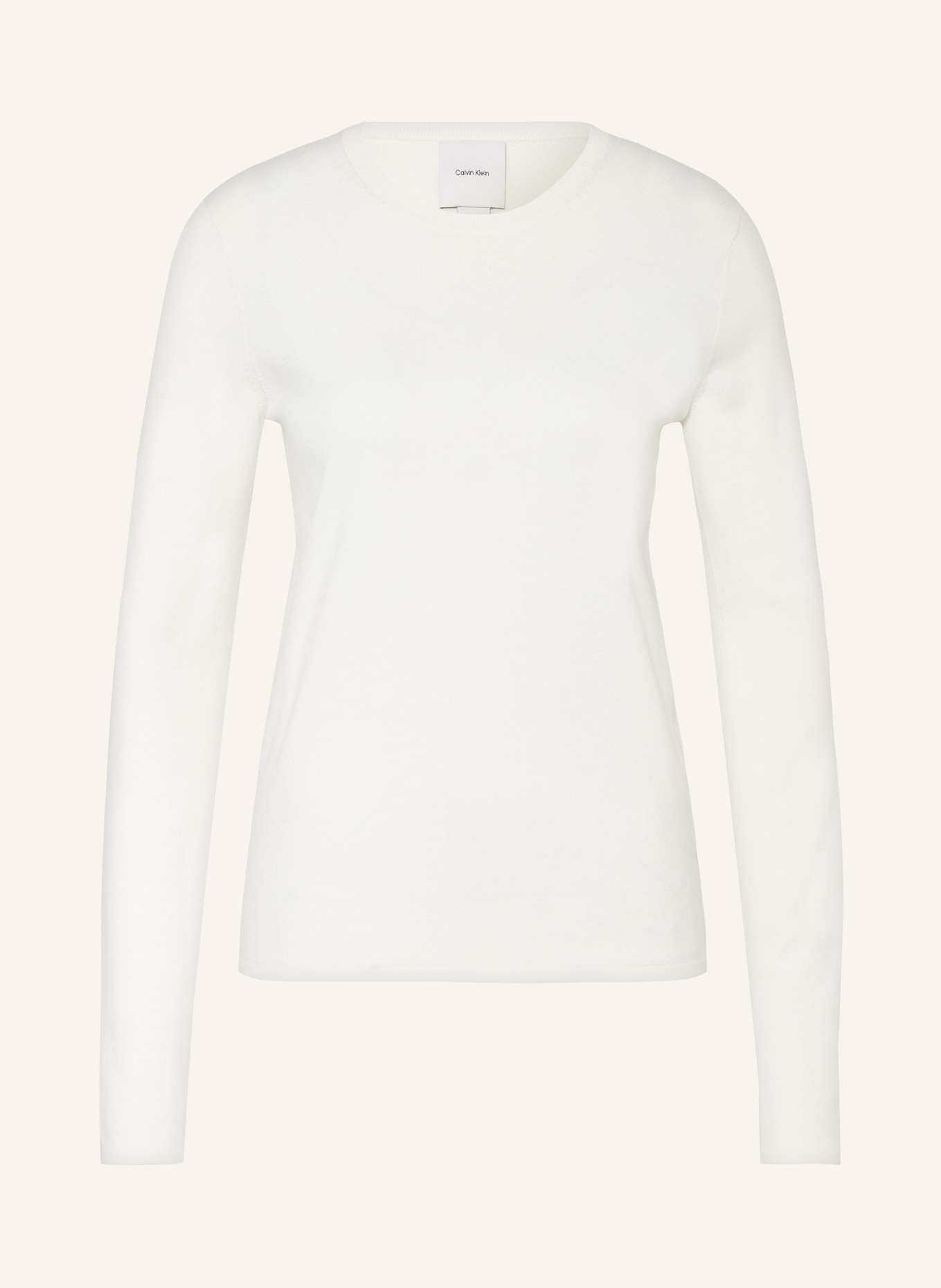 Calvin klein women's white sweater online