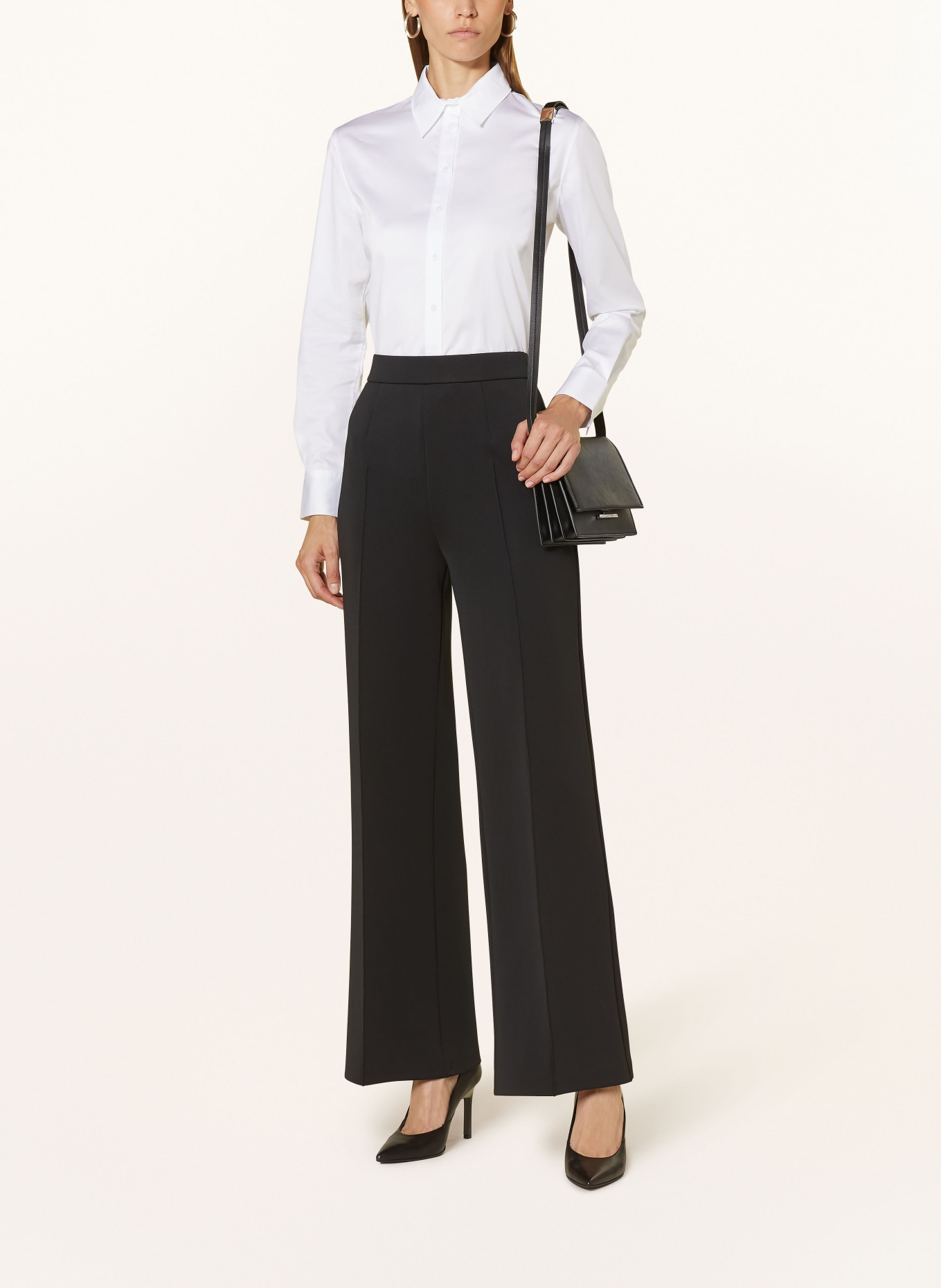 Calvin Klein Marlenehose: SCHWARZ