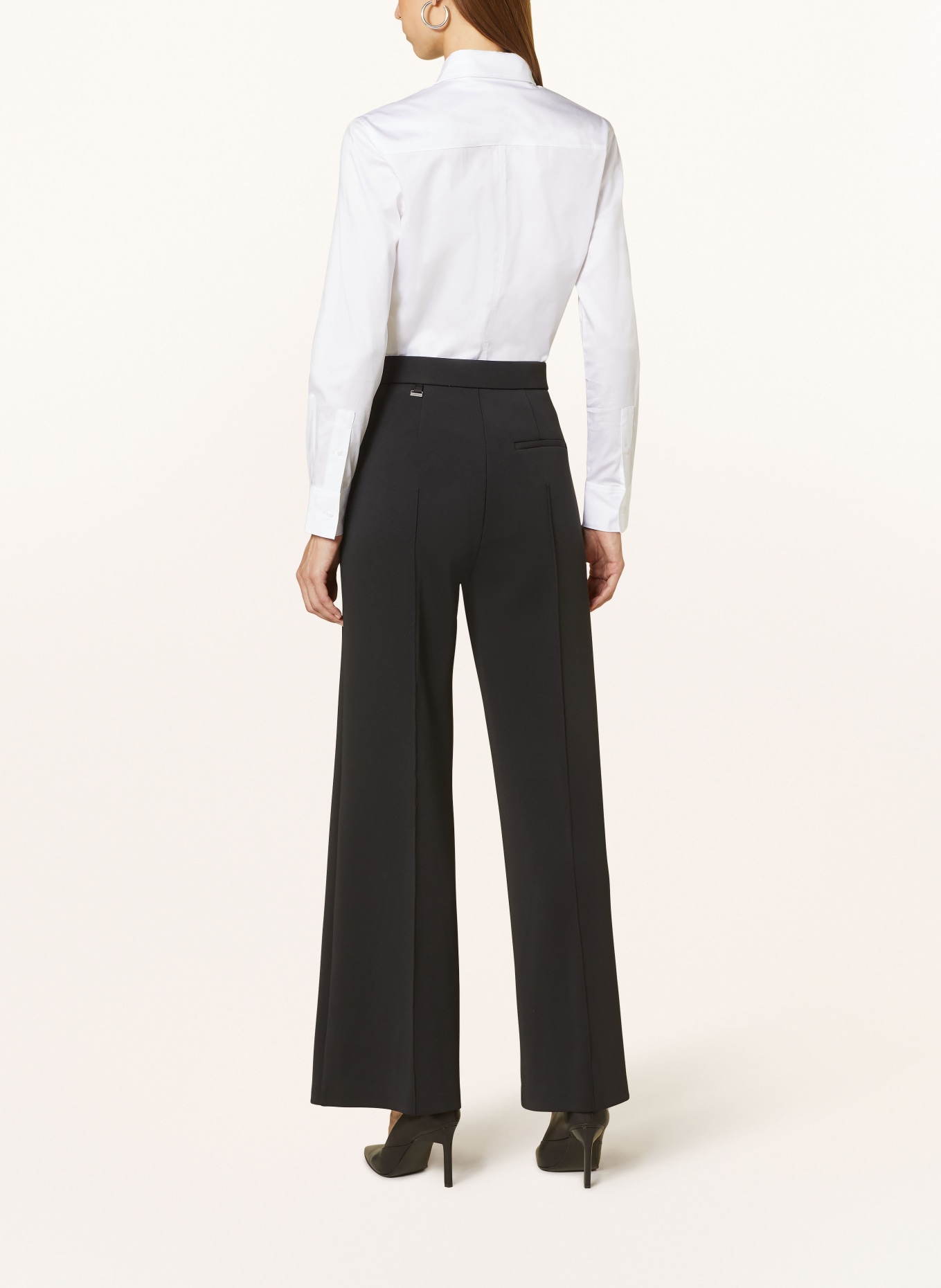 Calvin Klein Marlenehose: SCHWARZ