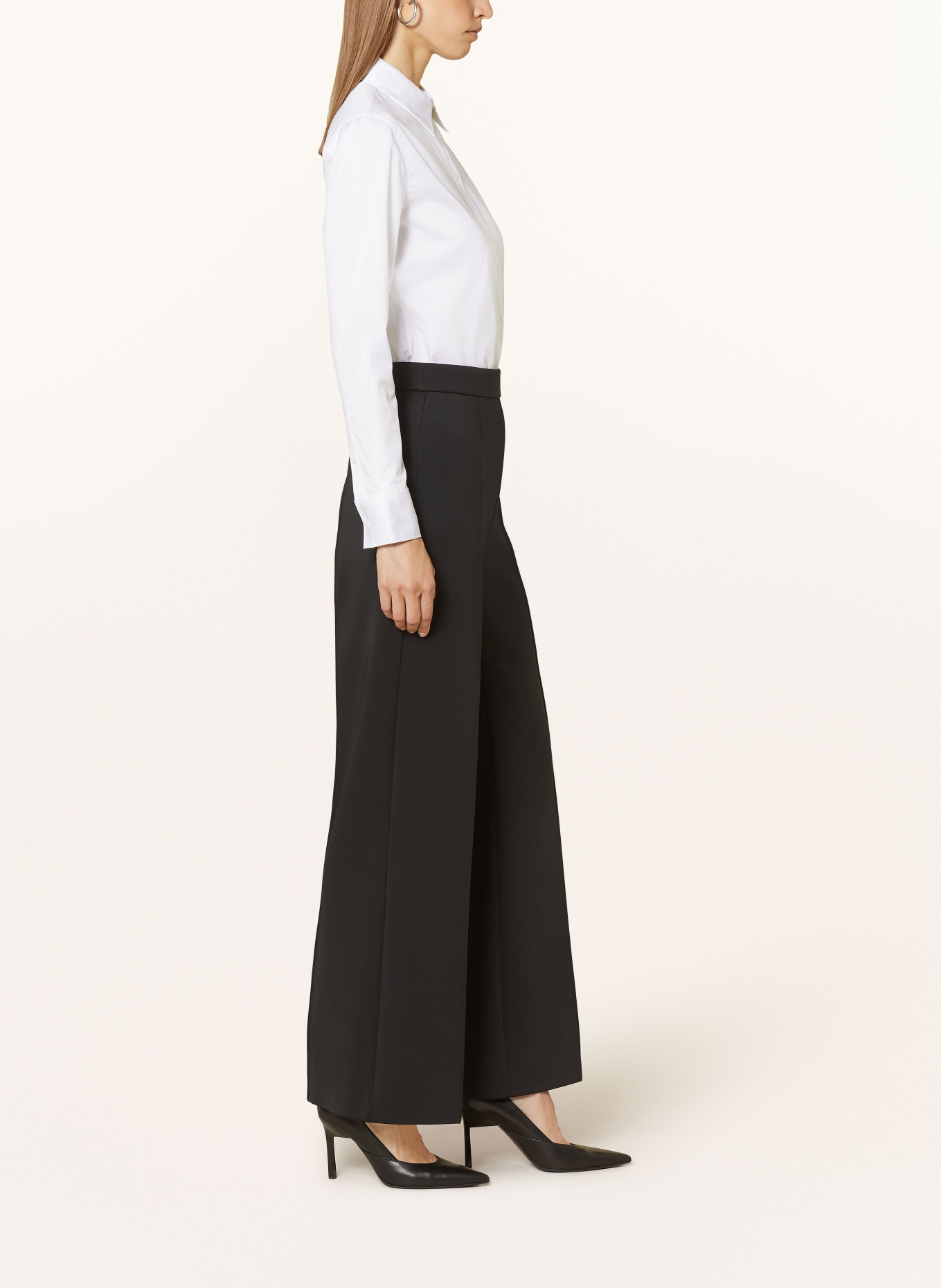 Calvin Klein Marlenehose: SCHWARZ