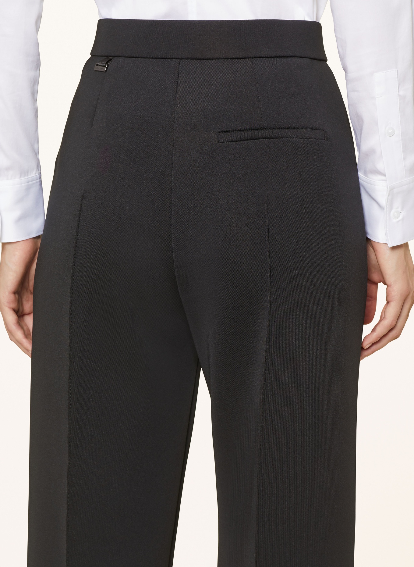 Calvin Klein Marlenehose: SCHWARZ