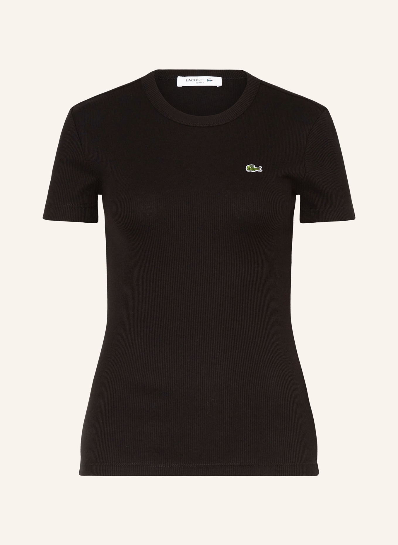LACOSTE T-Shirt: SCHWARZ