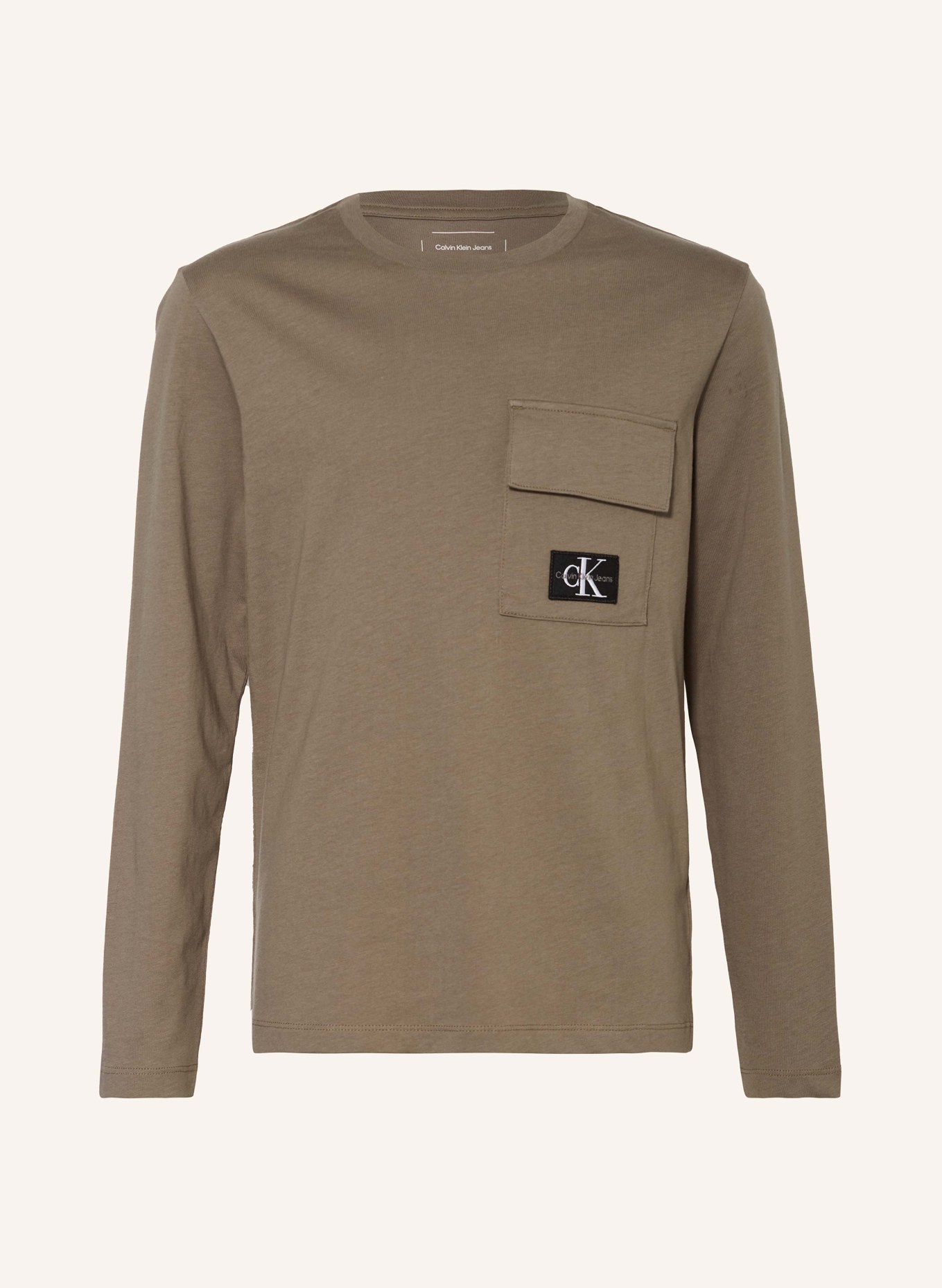 Calvin Klein Longsleeve, Farbe: TAUPE (Bild 1)