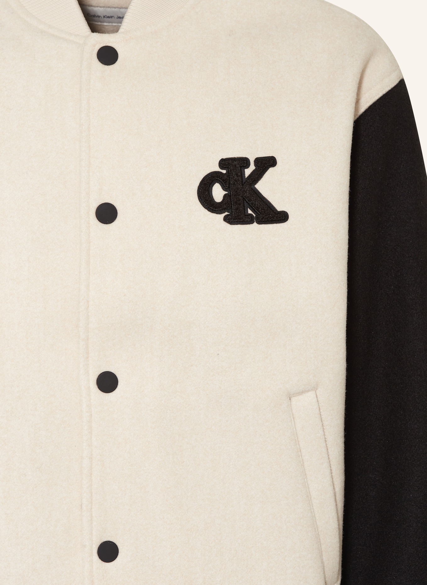 Calvin Klein College Jacke HEATHER aus Fleece KIDS