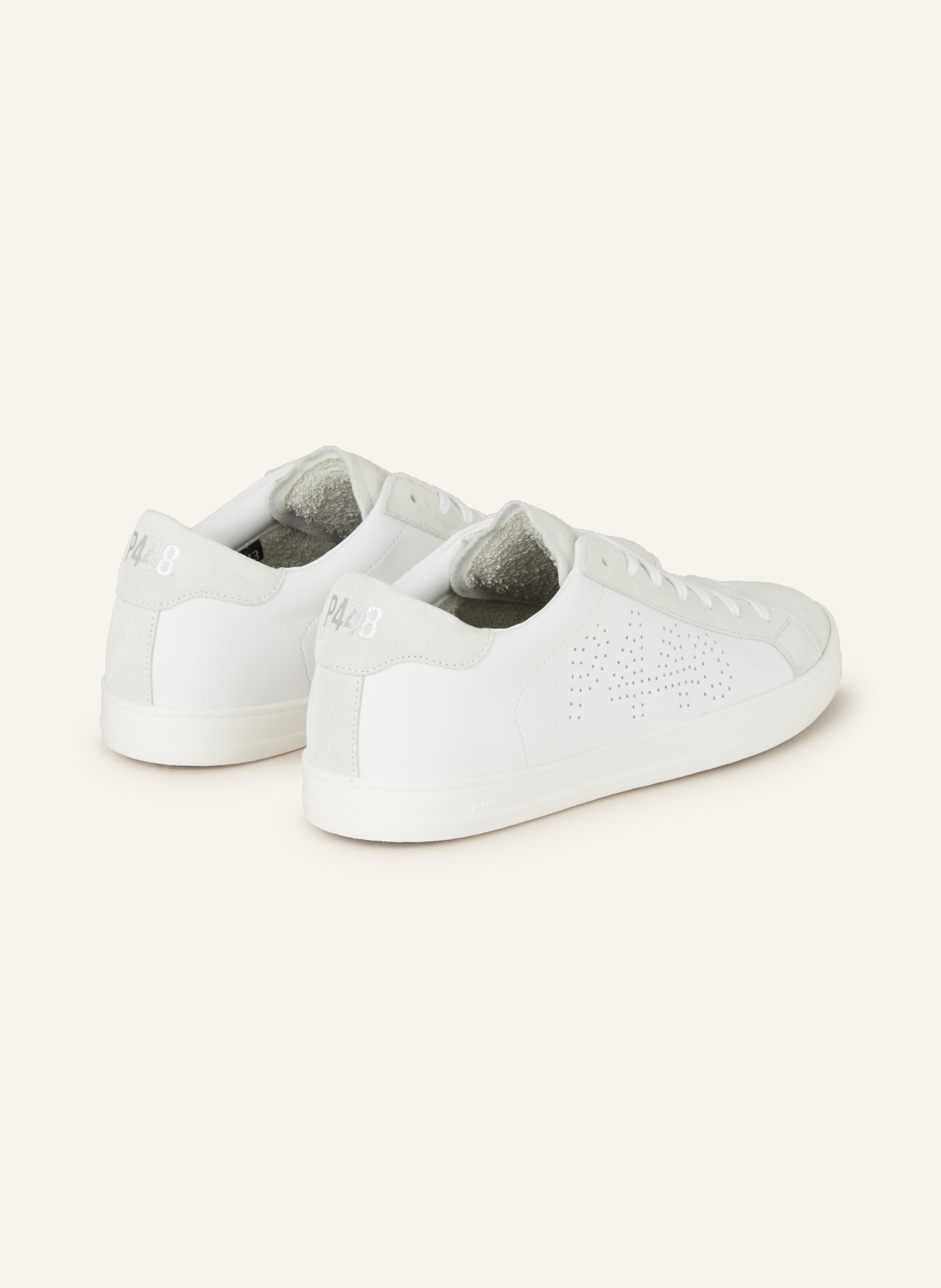 P448 Sneaker JOHN, Farbe: CREME/ WEISS (Bild 2)