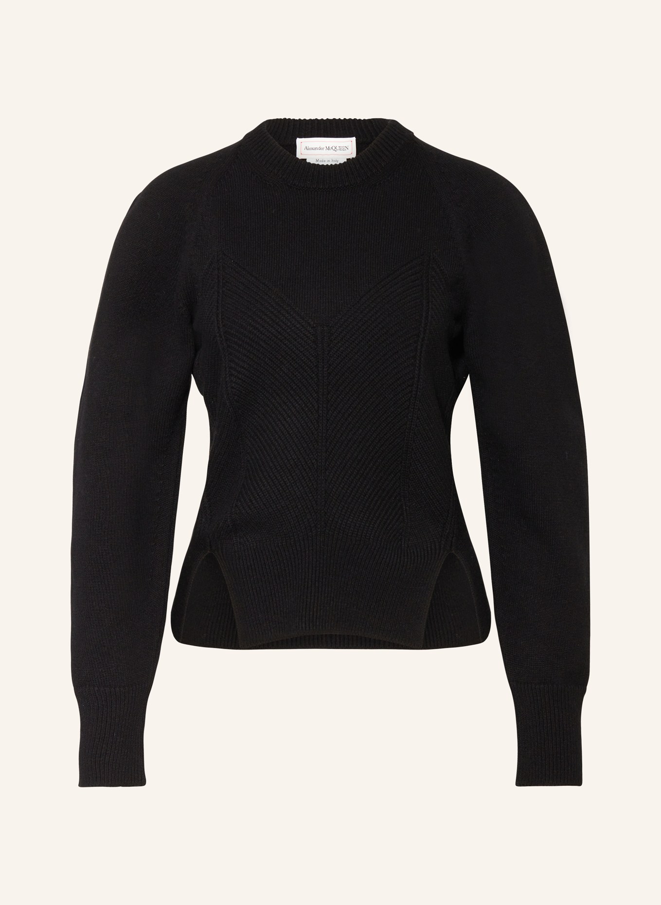McQUEEN Pullover: SCHWARZ