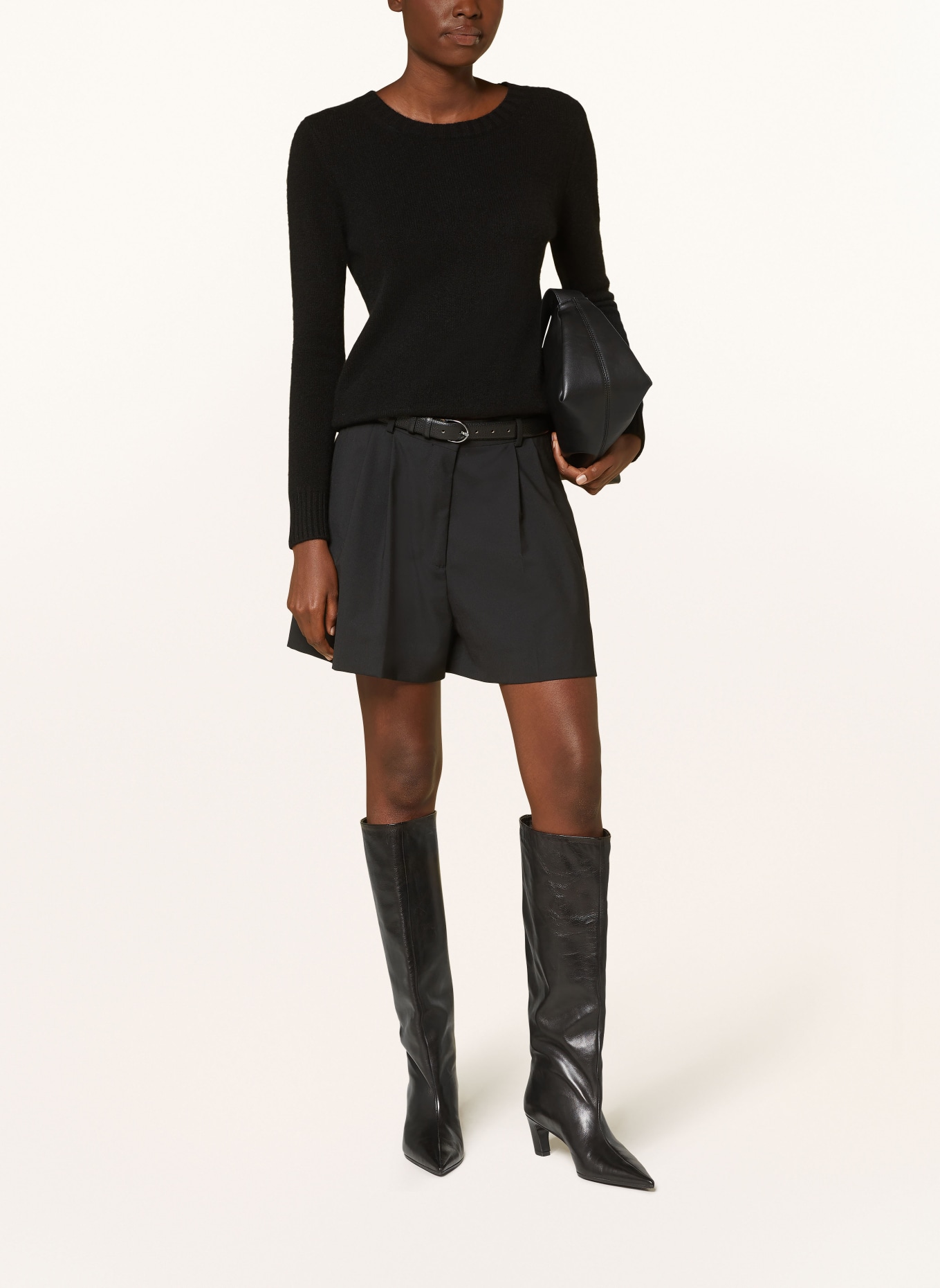 MRS & HUGS Kašmírový svetr: ČERNÁ