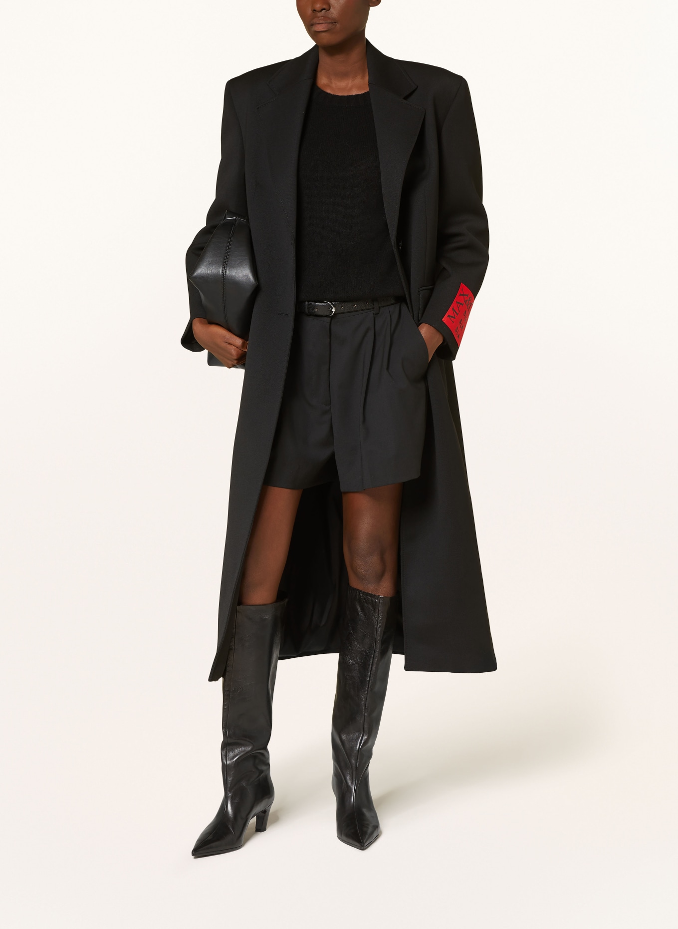 MRS & HUGS Kašmírový svetr: ČERNÁ