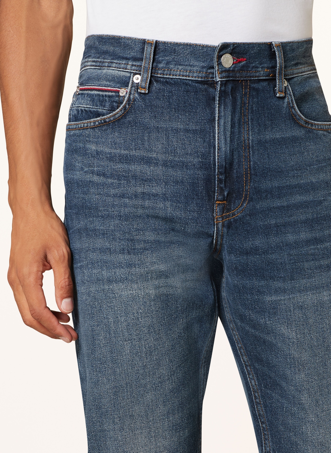 TOMMY HILFIGER Džíny MERCER Regular Fit: 1A7 Gifford Indigo