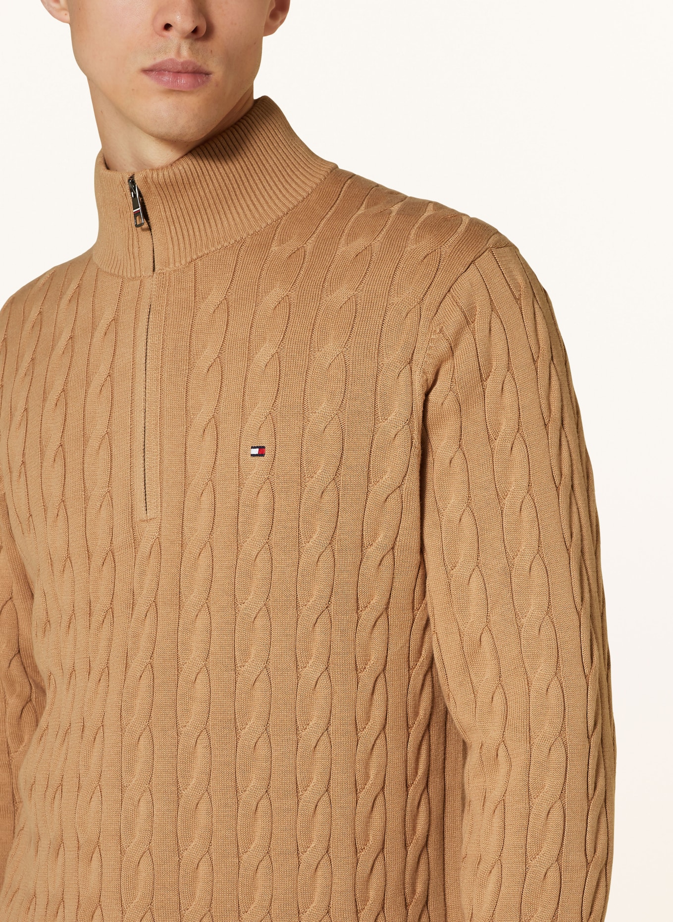 TOMMY HILFIGER Troyer: CAMEL
