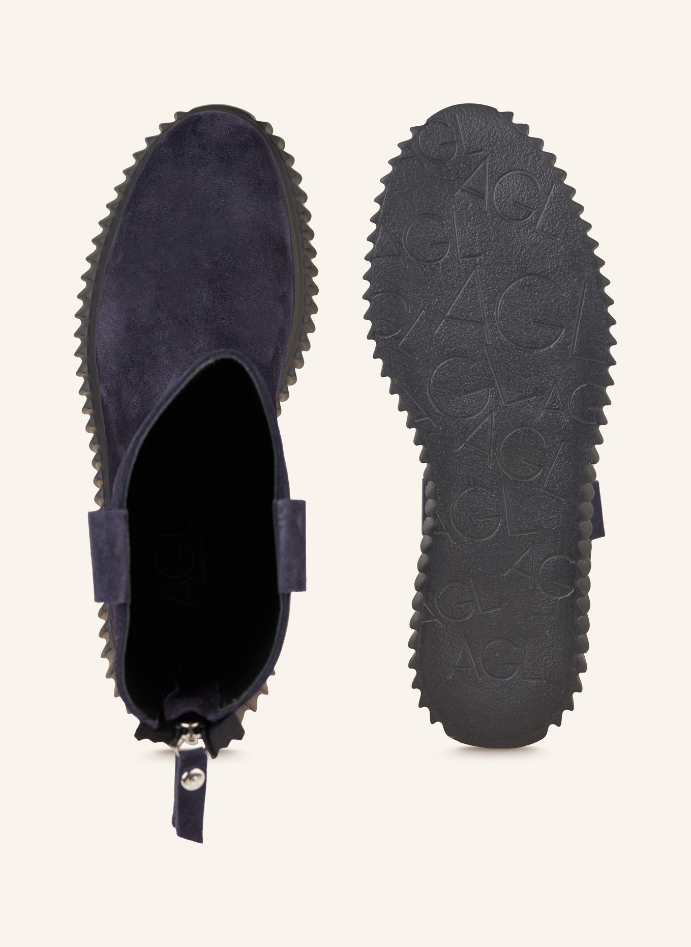 AGL Plateau-Boots MILAGROS: DUNKELBLAU