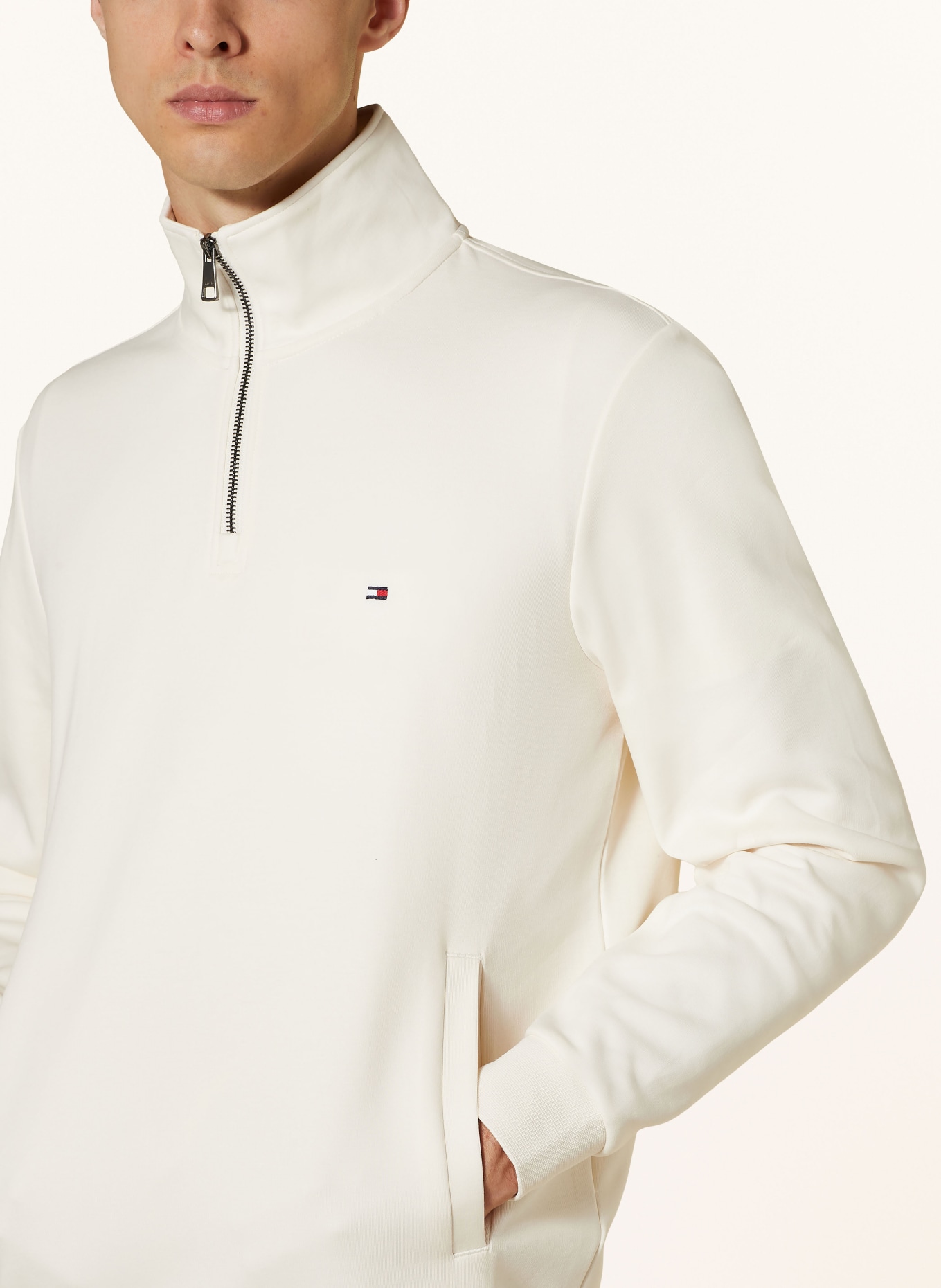 Tommy zip sweater sale