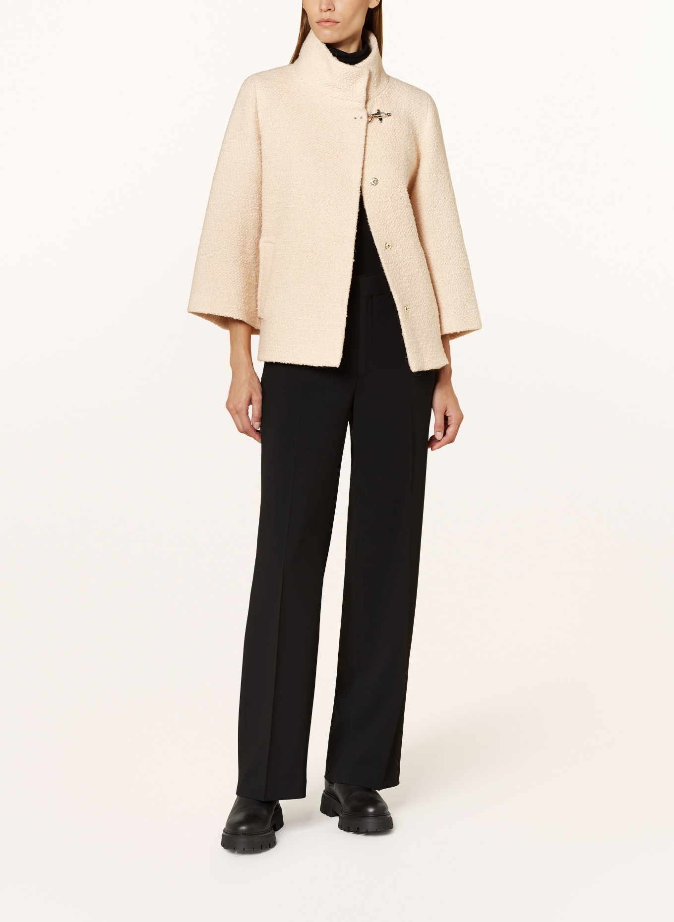 Fay Caban jacket with 3/4 sleeves, Color: NUDE (Image 2)