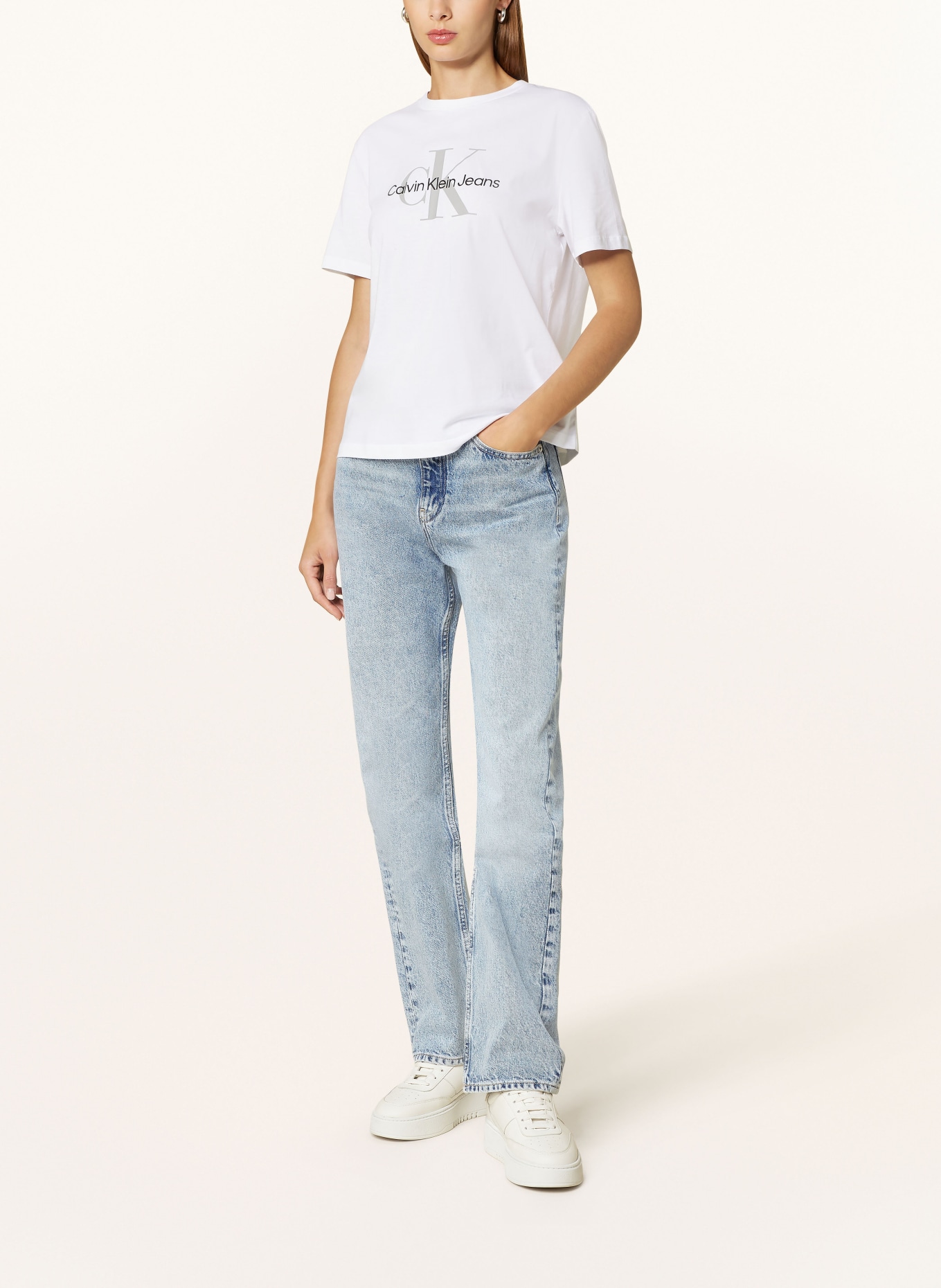 Calvin Klein Jeans T-shirt, Color: WHITE (Image 2)