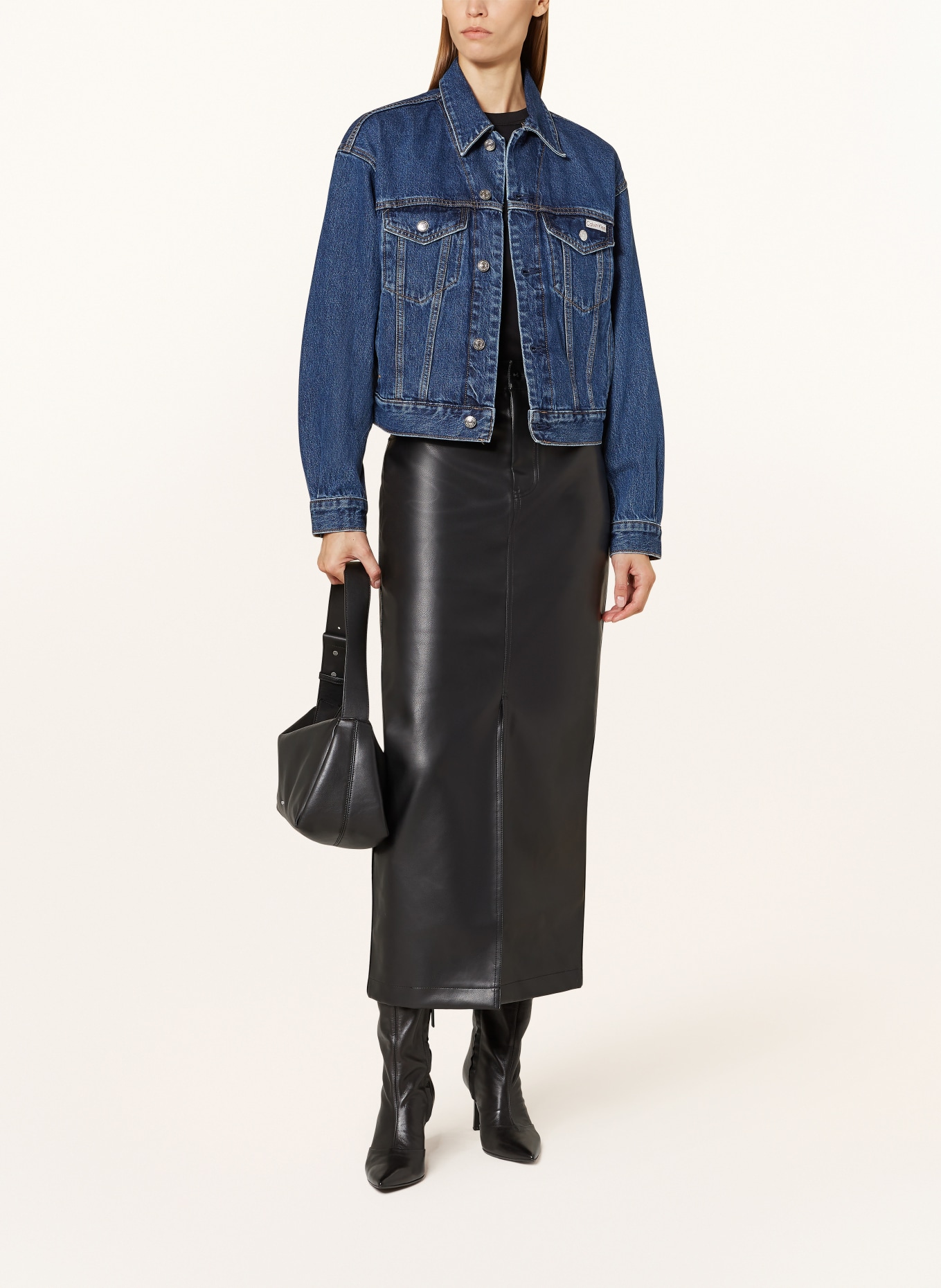 Calvin Klein Jeans Jeansjacke: DUNKELBLAU