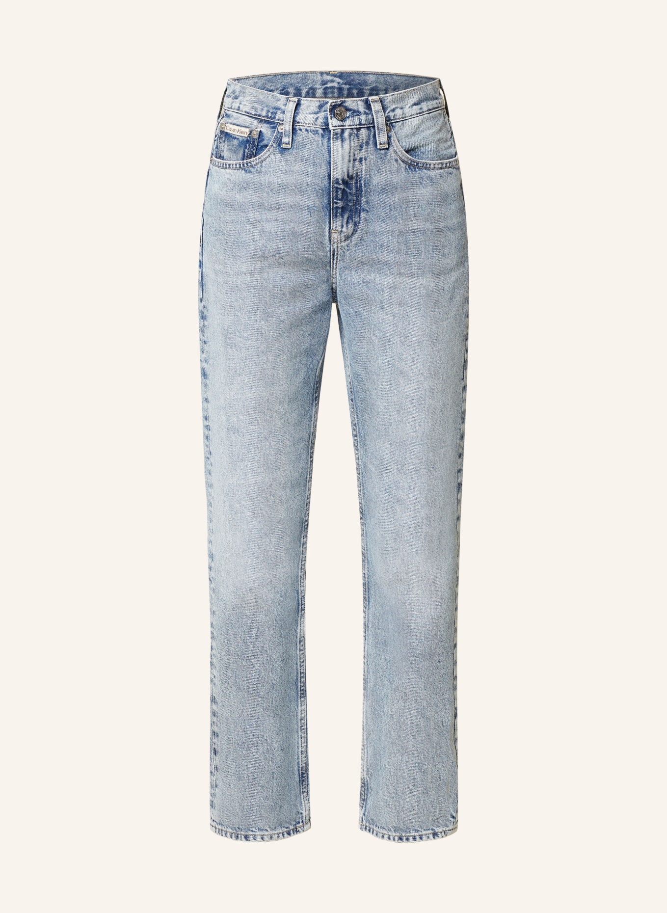 Calvin Klein Jeans Jeansy straight, Kolor: 1A4 DENIM MEDIUM (Obrazek 1)