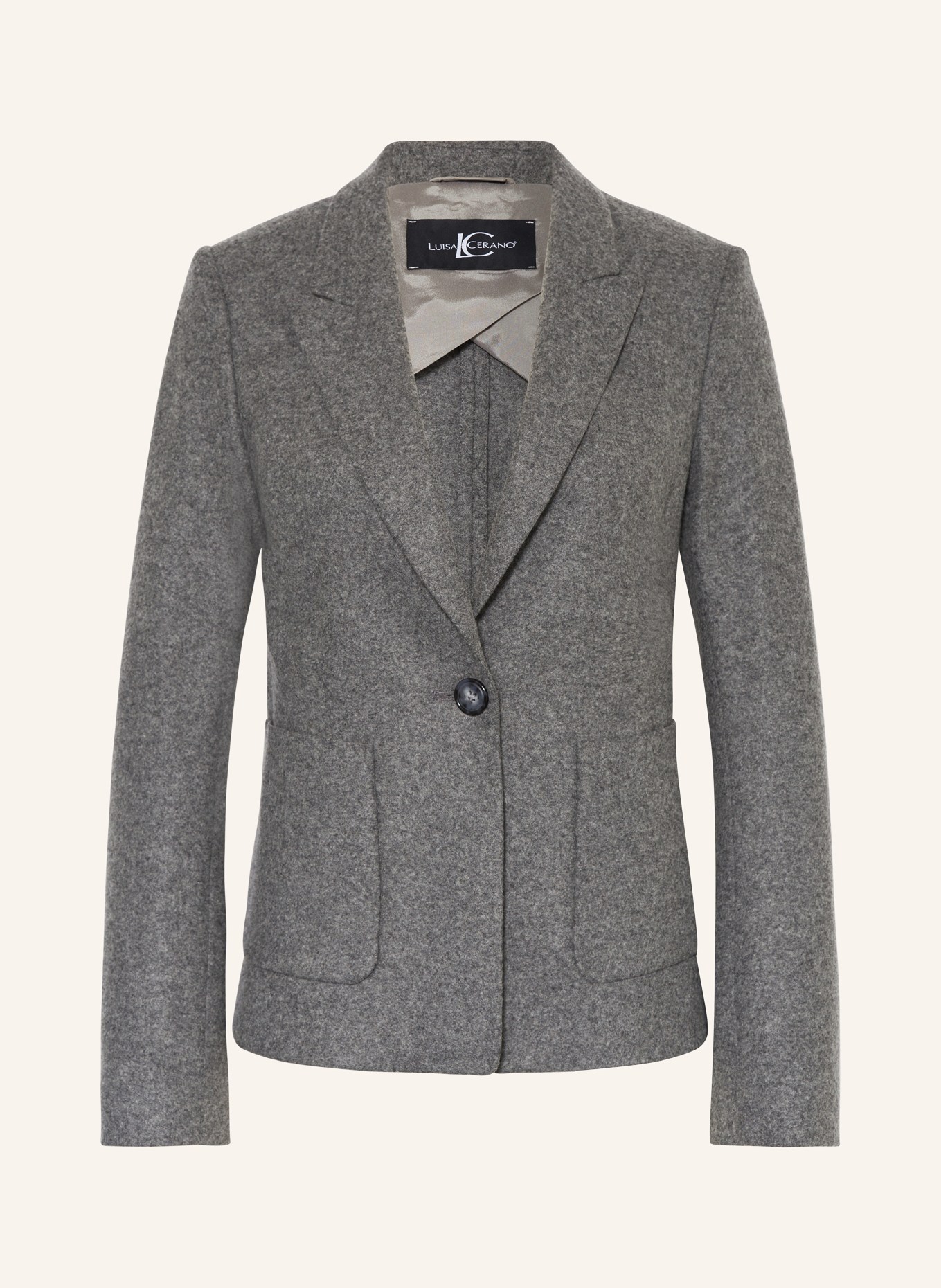 LUISA CERANO Flanellblazer, Farbe: GRAU (Bild 1)