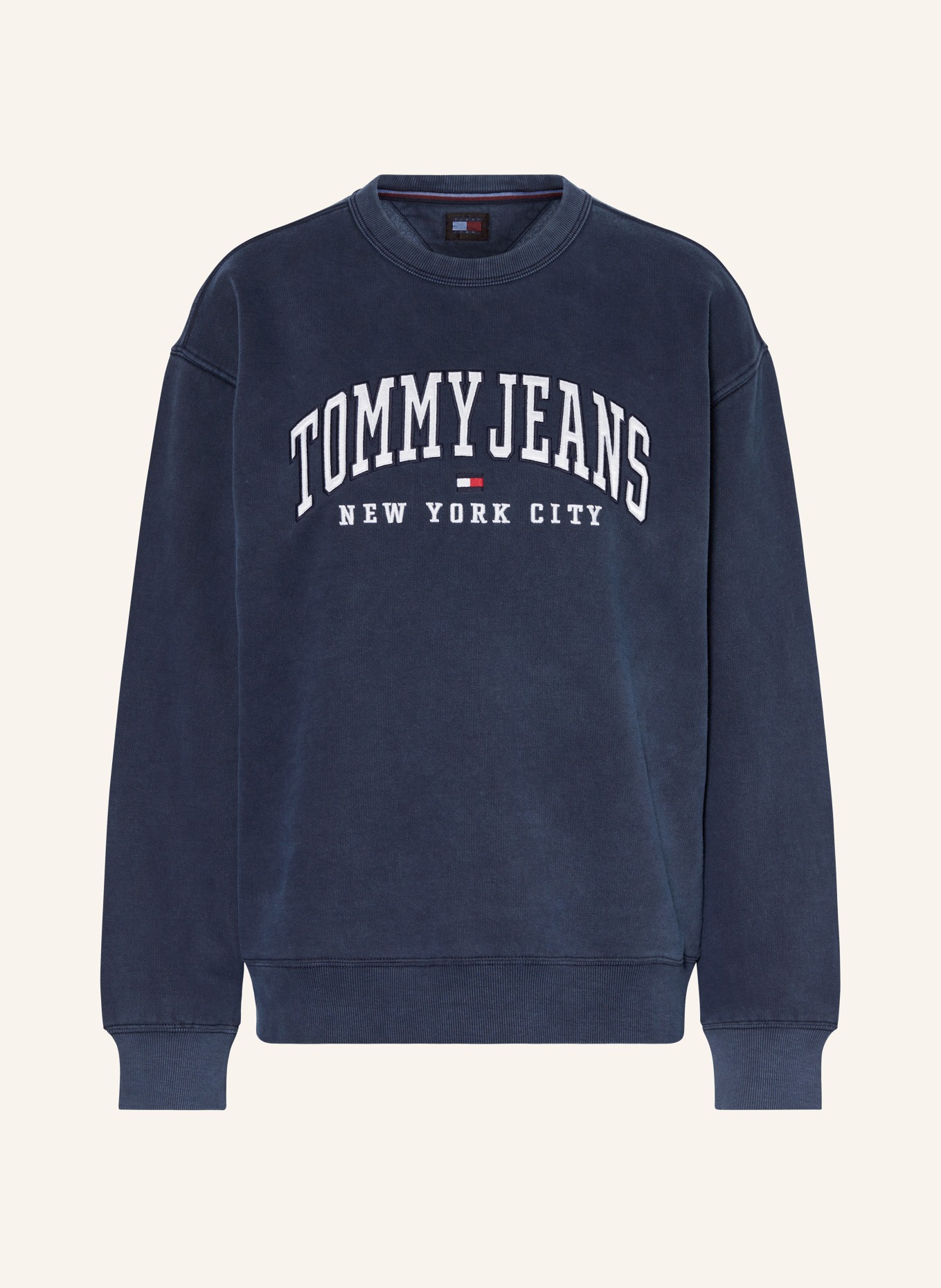 Tommy jeans collegiate logo sweatshirt clearance