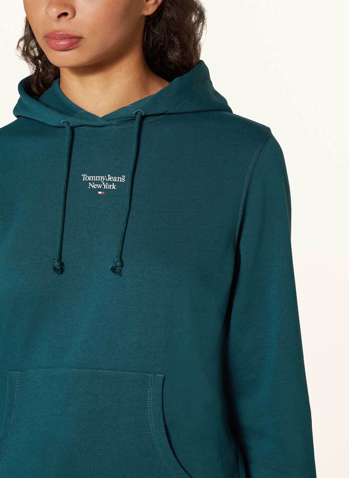 TOMMY JEANS Hoodie: TEAL