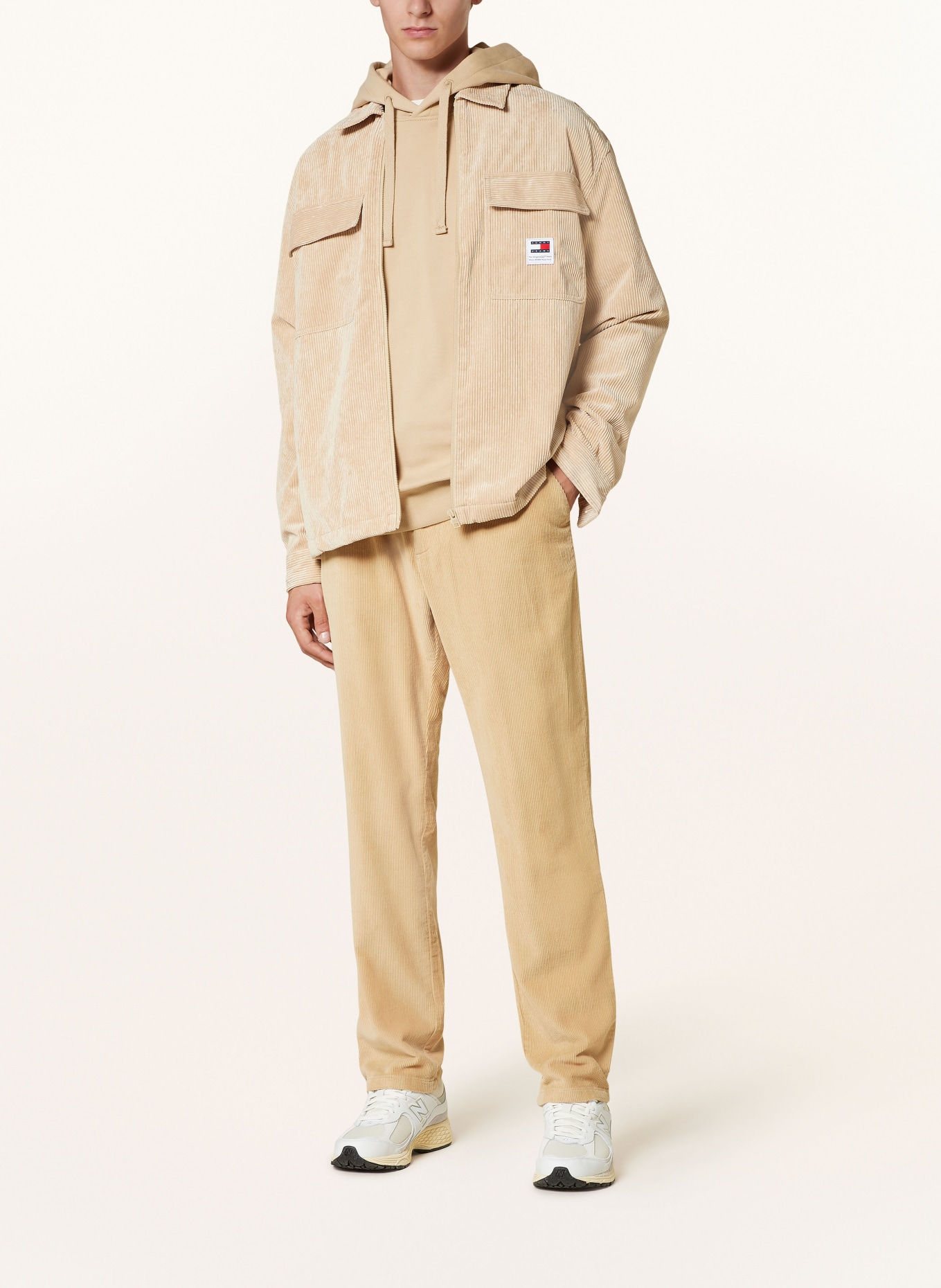 TOMMY JEANS Corduroy trousers RYAN regular straight fit, Color: CAMEL (Image 2)