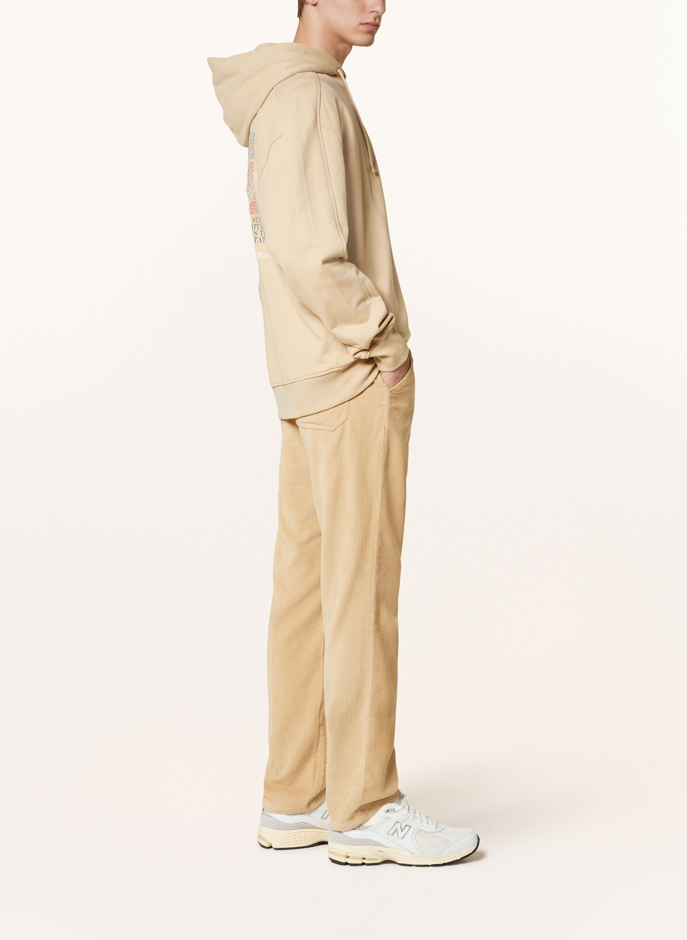 TOMMY JEANS Corduroy trousers RYAN regular straight fit, Color: CAMEL (Image 4)