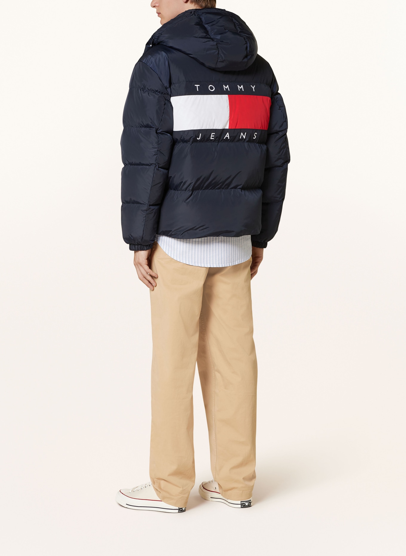 TOMMY JEANS TOMMY HILFIGER Occhiali da sole 'TH 1896 F S' nero, Farbe: DUNKELBLAU/ WEISS/ ROT (Bild 2)