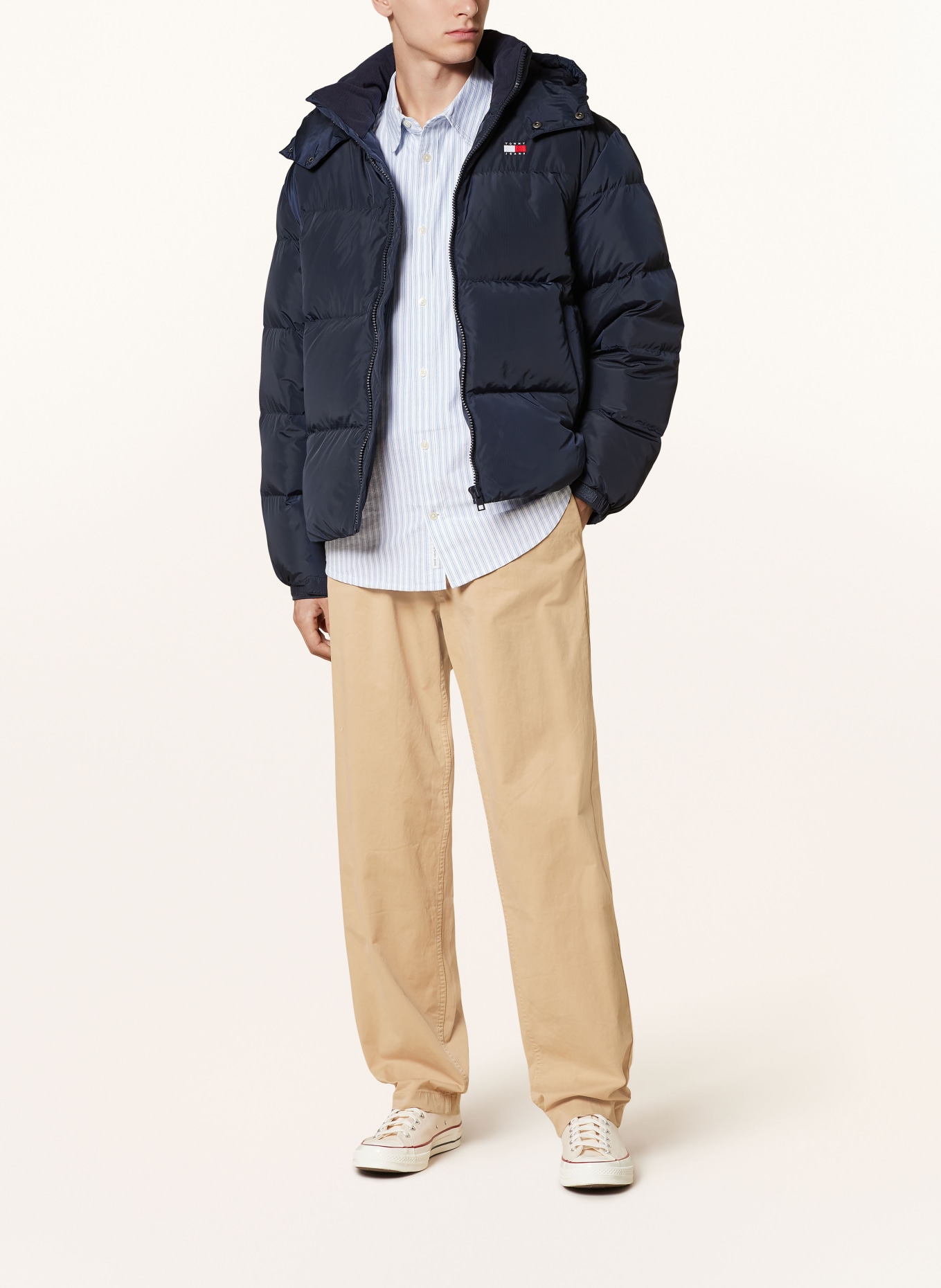 TOMMY JEANS TOMMY HILFIGER Occhiali da sole 'TH 1896 F S' nero, Farbe: DUNKELBLAU/ WEISS/ ROT (Bild 3)